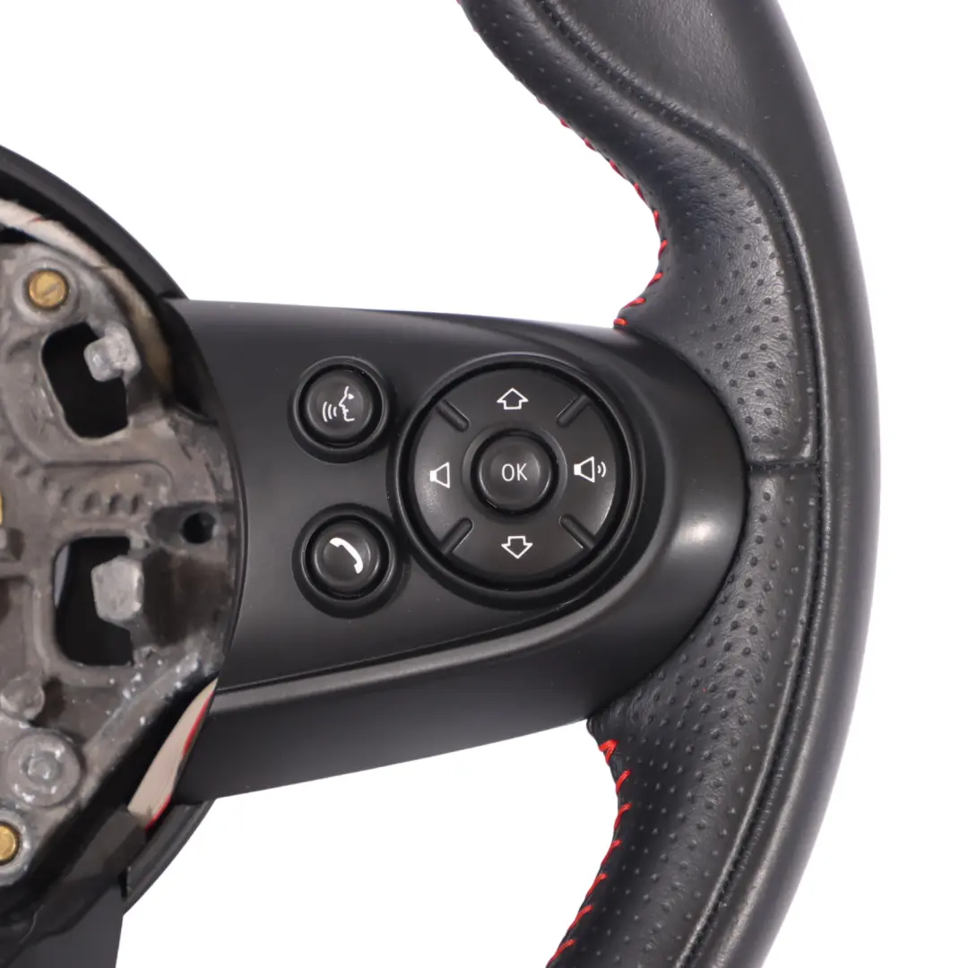 Mini Cooper S JCW F54 F55 F56 F60 Volant Sport Cuir Noir Fil Rouge - SKU 6996048 - Numéro de pièce 6996048