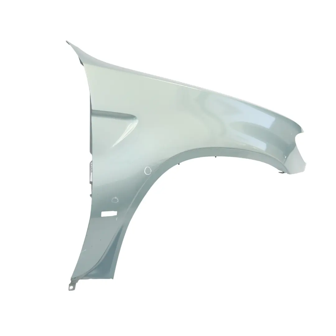 Lateral Ala Guardabarros Delantero Derecho Turquesa Gris Verde - 442 para BMW X5 E53 con número de pieza 7000386 BMW X5 E53 Lateral Ala Guardabarros Delantero Derecho Turquesa Gris Verde - 442 - SKU 7000386-TUG1 - Número de pieza 7000386