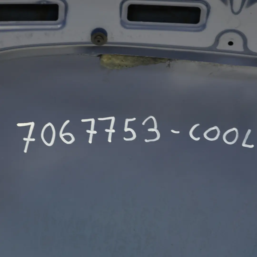 Maska Pokrywa Silnika Cool Blue Niebieski Metalik - A27 do Mini R50 R52 o numerze 7067753 Mini R50 R52 Maska Pokrywa Silnika Cool Blue Niebieski Metalik - A27 - SKU 7067753-COOL - Numer Części 7067753