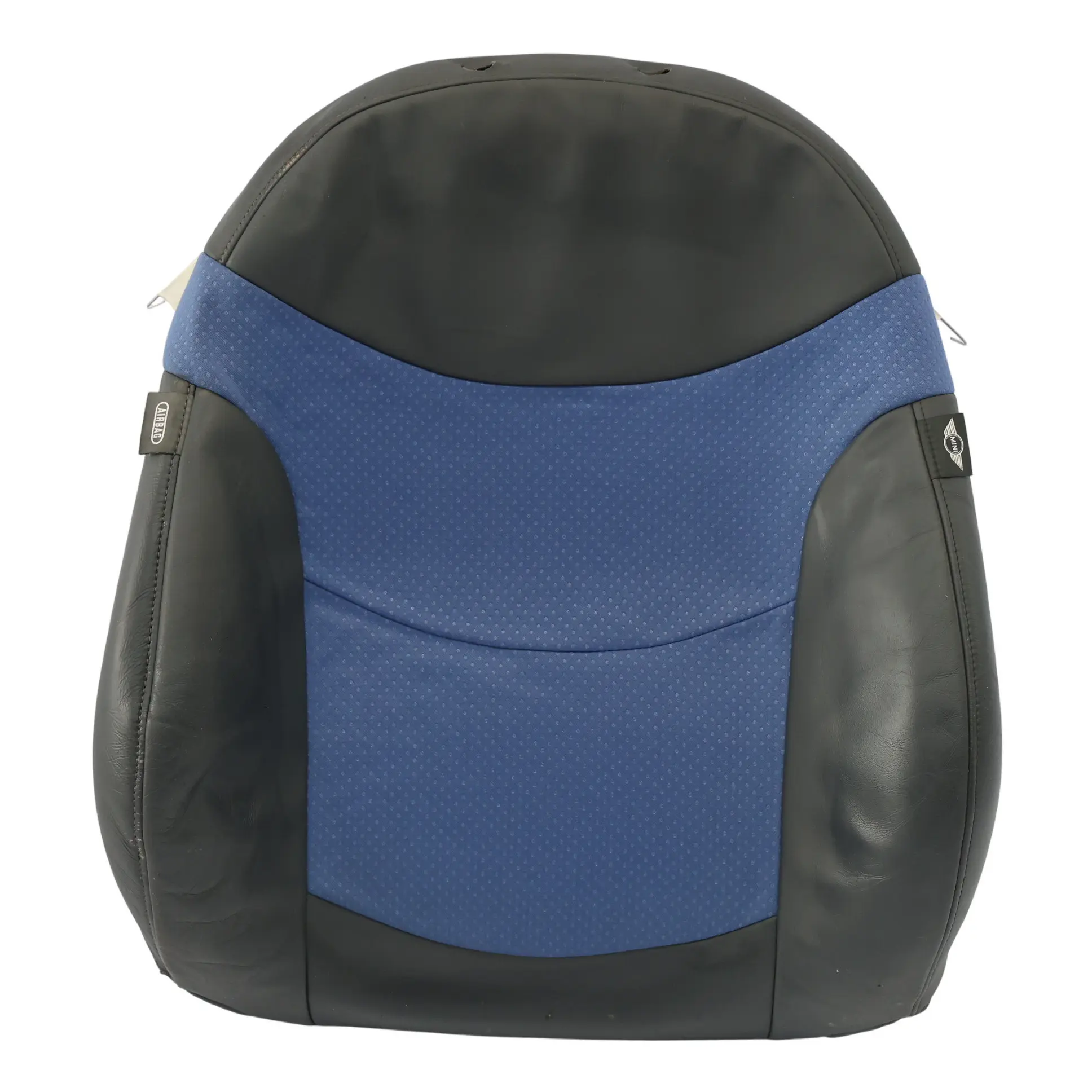 Mini Cooper R50 R53 Sedile Anteriore Destro Sport In Stoffa Pelle Satellite Blu