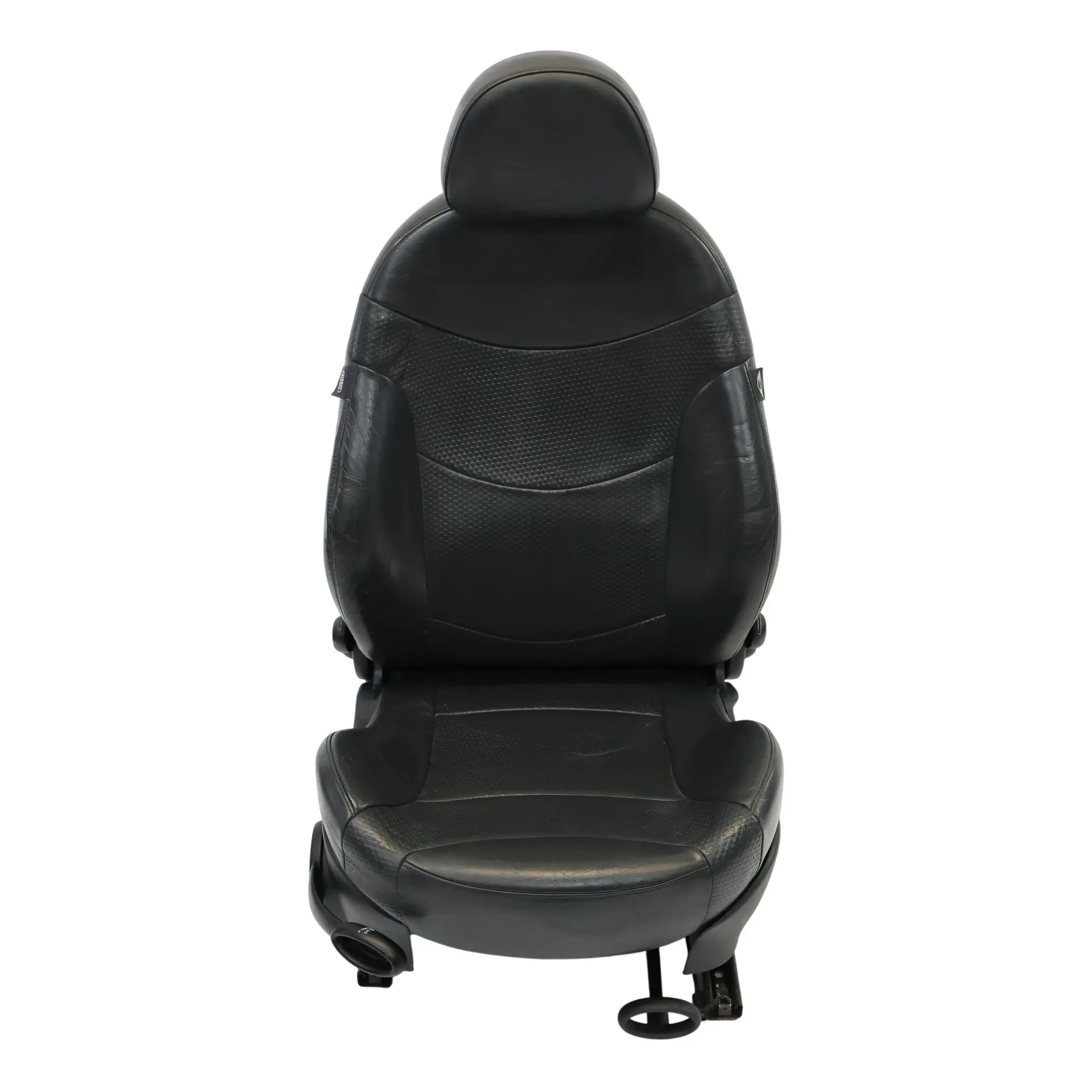 Asiento Delantero Derecho Mini R50 R53 Sport Panther De Cuero Negro Con Perfil