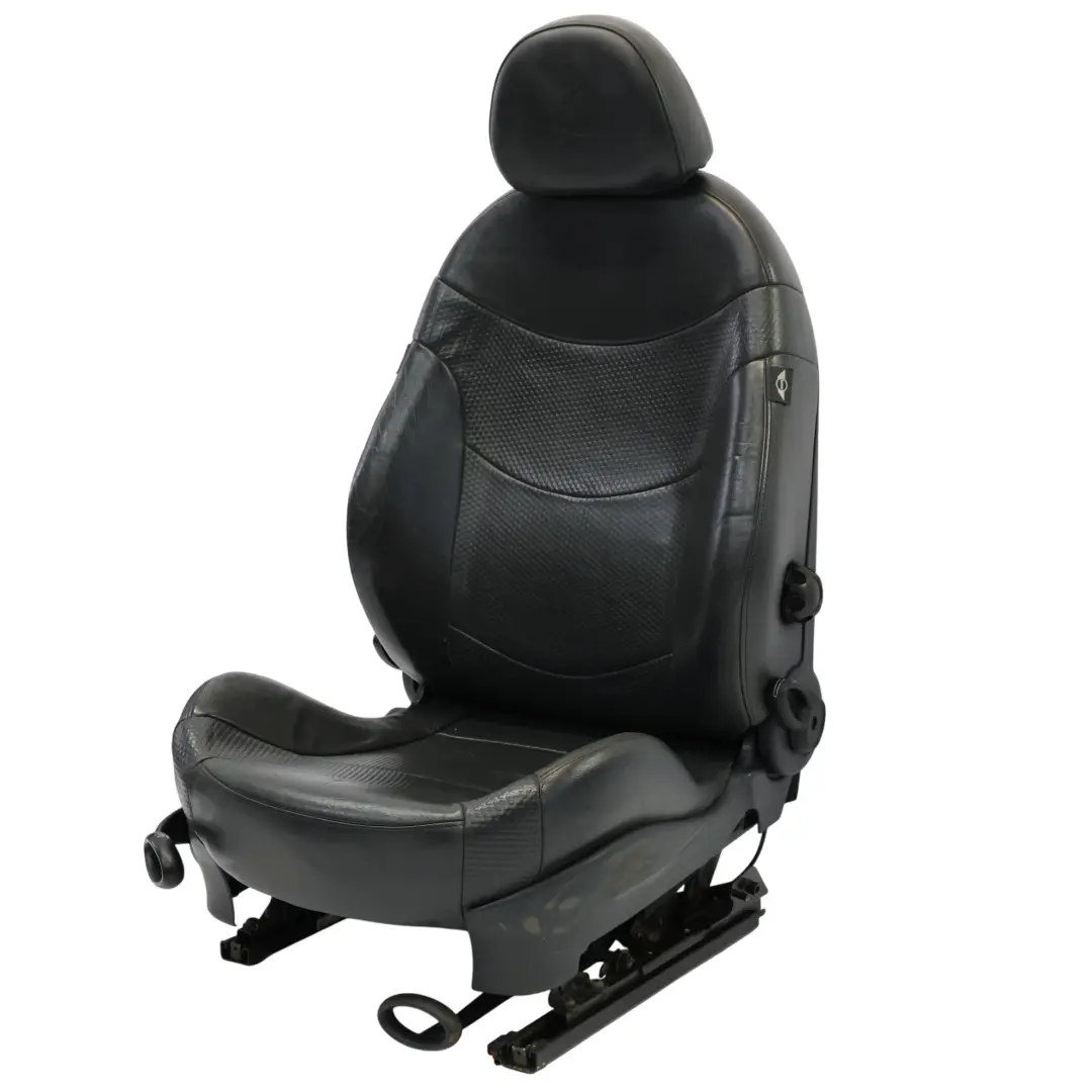  Sedile Anteriore Mini R50 R53 Destro Sport Panther Profilo In Pelle Nera - SKU 7073016-2 - Numero di parte 7073016