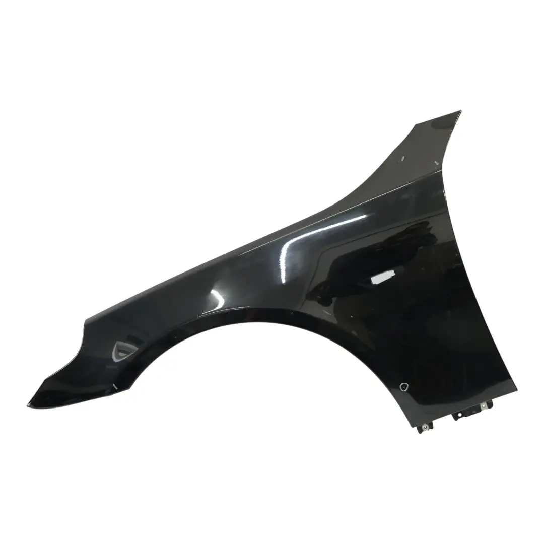 BMW E60 E61 Front Left N/S Wing Fender Side Panel Schwarz 2 Black - 668 - SKU 7111429-SCH1 - Part number 7111429