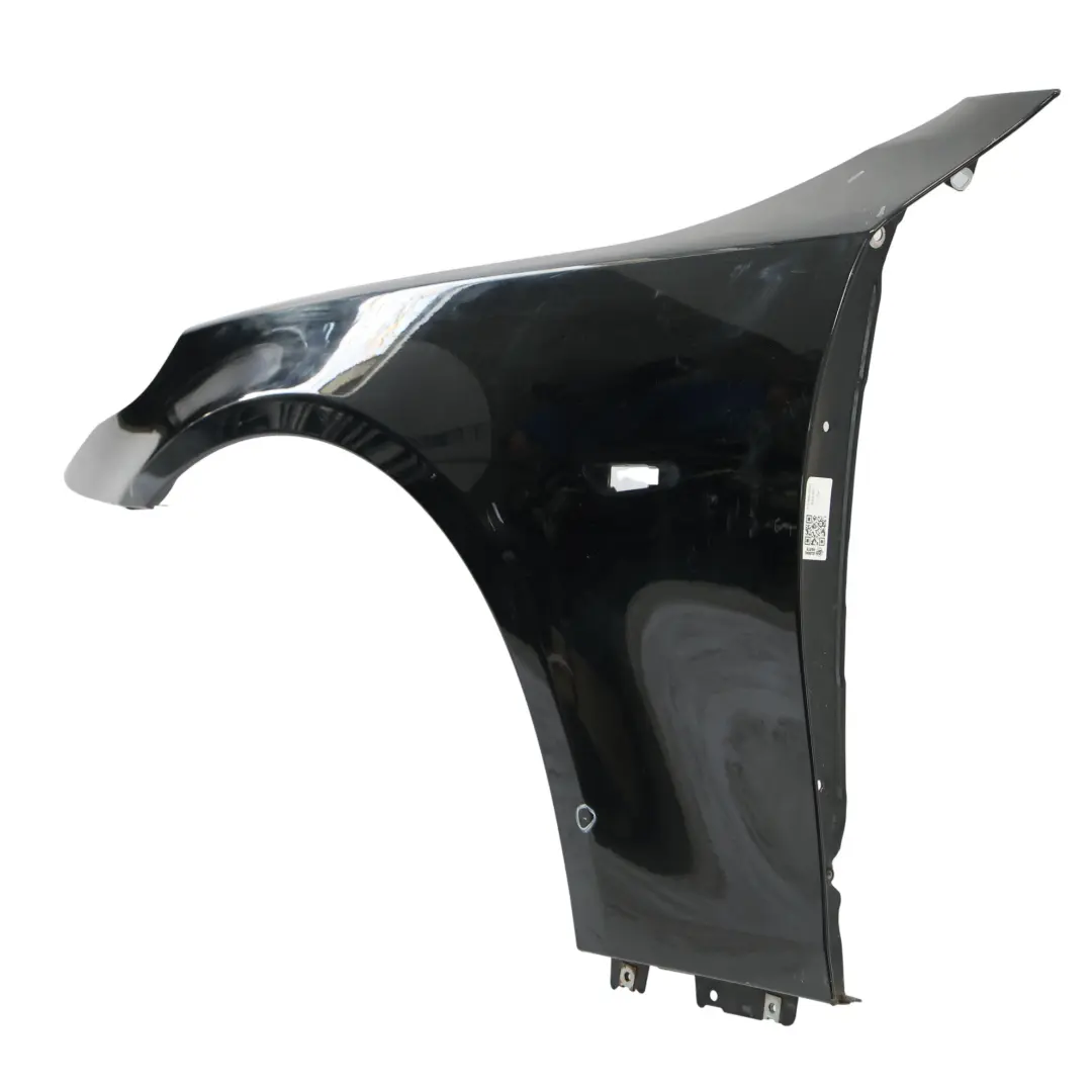 BMW E60 E61 Parafango Anteriore Sinistro Schwarz 2 Nero - 668 - SKU 7111429-SCH1 - Numero di parte 7111429