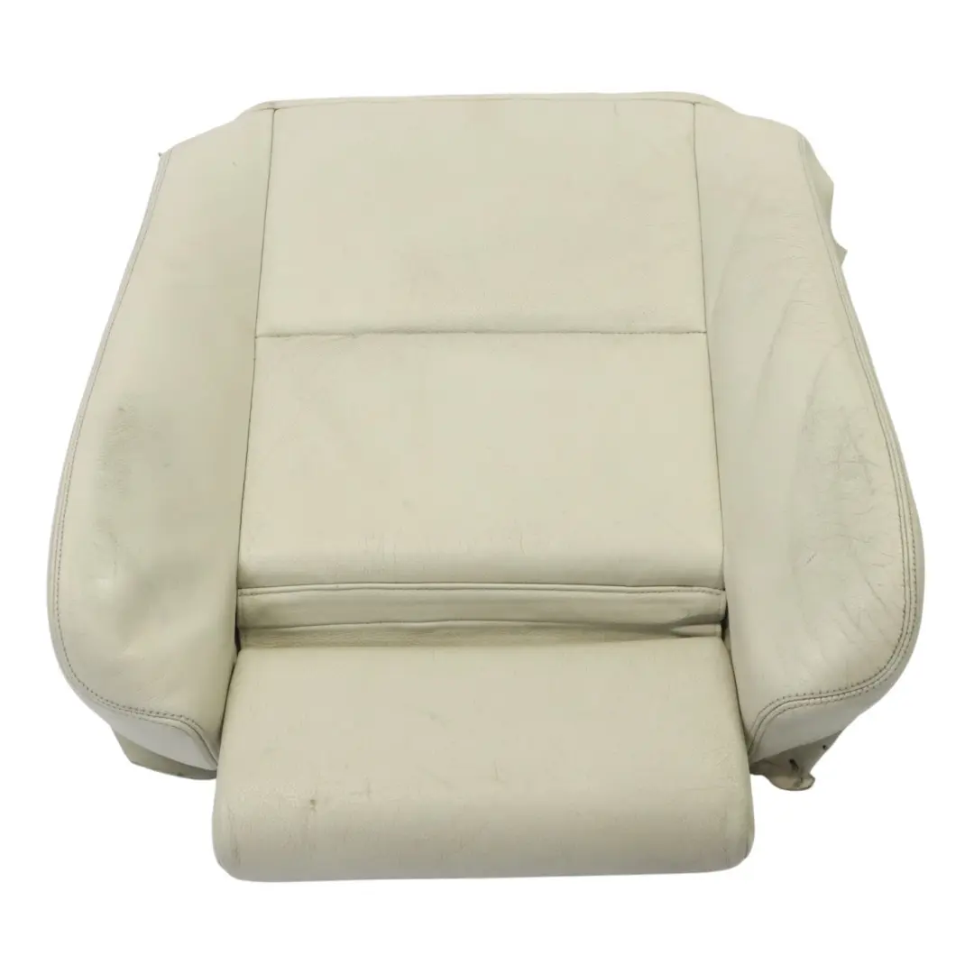BMW E60 E61 Asiento Delantero Izquierdo Derecho Tapiceria Cuero Panel Beige - SKU 7113105-1 - Número de pieza 7113105
