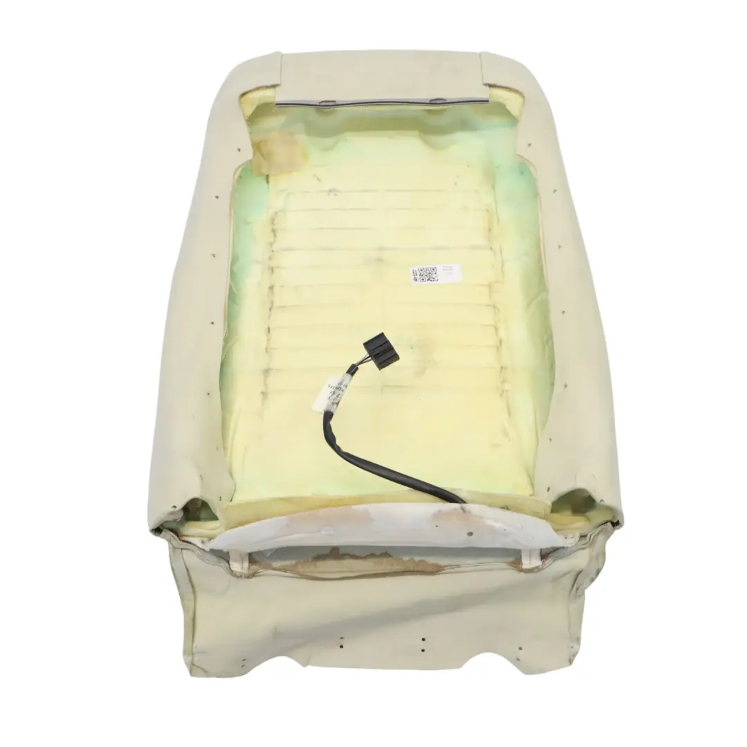 BMW E60 E61 Front Seat Backrest Heated Left Right N/O/S Leather Dakota Beige - SKU 7113112 - Part number 7113112
