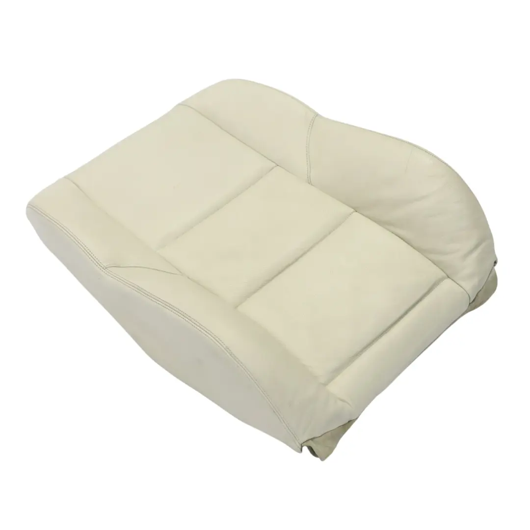 BMW E60 E61 Asiento Delantero Respaldo Cubierta Izquierda Derecha Cuero Beige - SKU 7113112 - Número de pieza 7113112