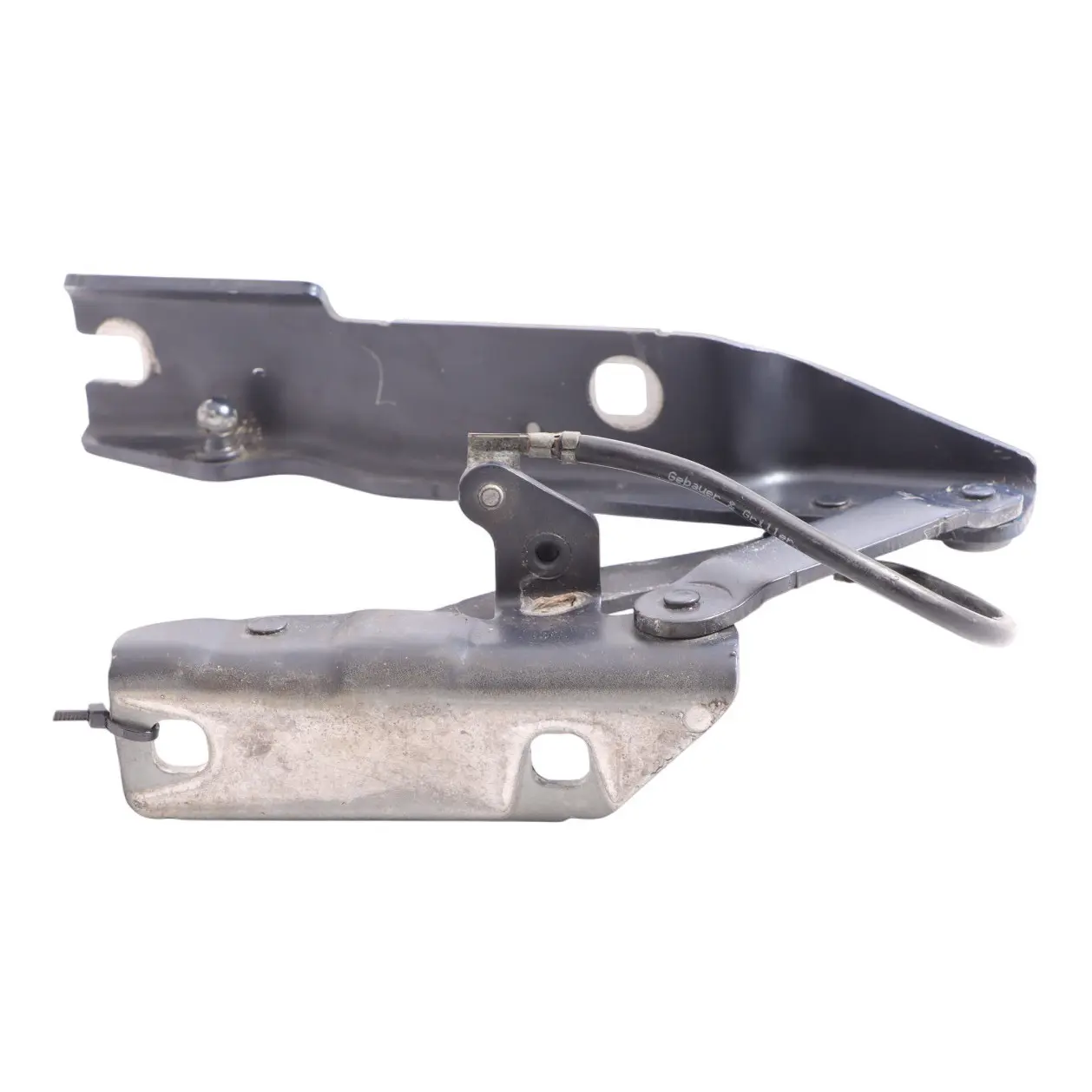 BMW E60 E61 Right Engine Hood Hinge Le Mans Blue Metallic - 381 7120276