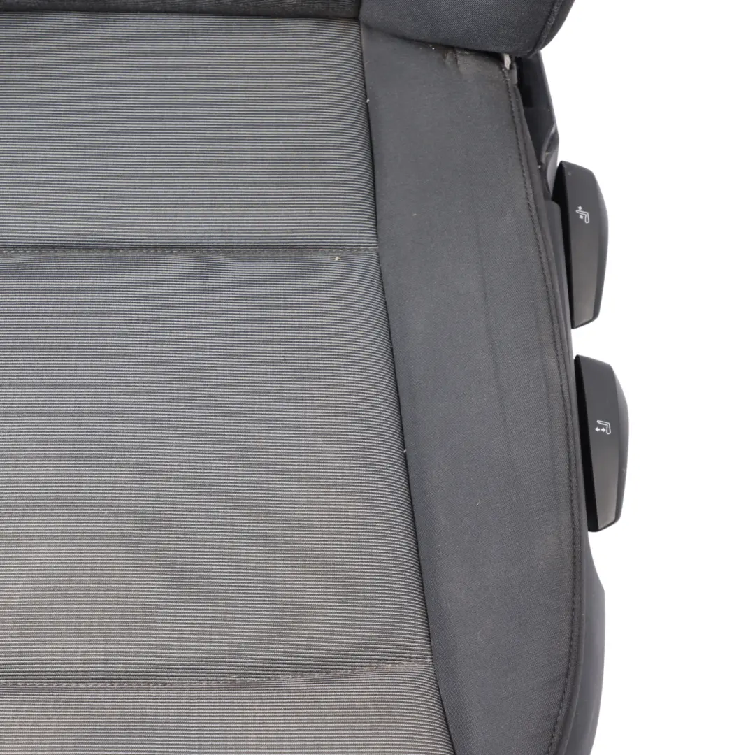 Tela Interior Delantero Izquierdo Asiento Moire con Airbag para BMW E87 con número de pieza 7130763 BMW E87 Tela Interior Delantero Izquierdo Asiento Moire con Airbag - SKU 7130763 - Número de pieza 7130763