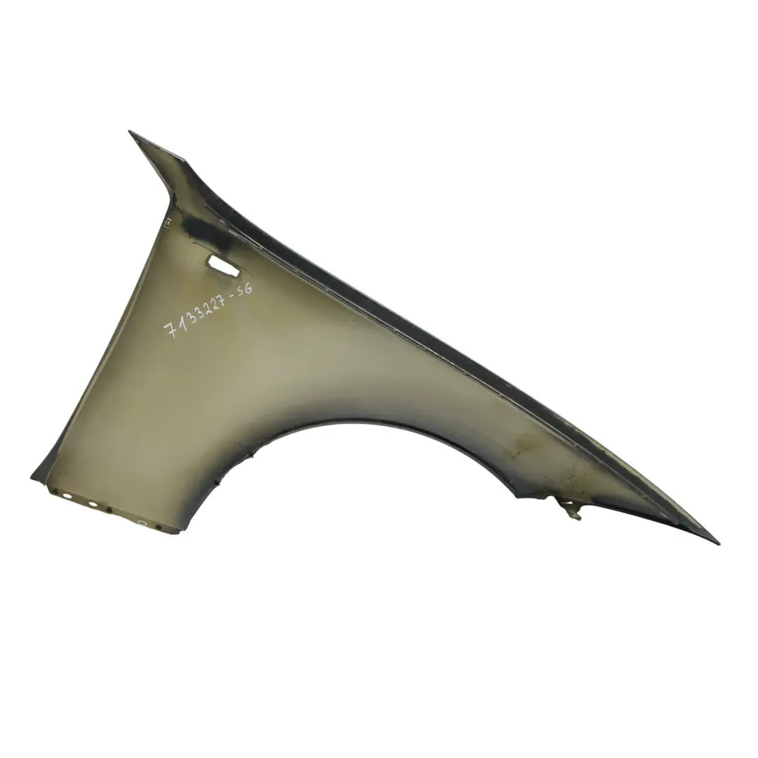 BMW E81 E87 Side Panel Wing Fender Front Left N/S Sparkling Graphite - A22 - SKU 7133227-SG - Part number 7133227