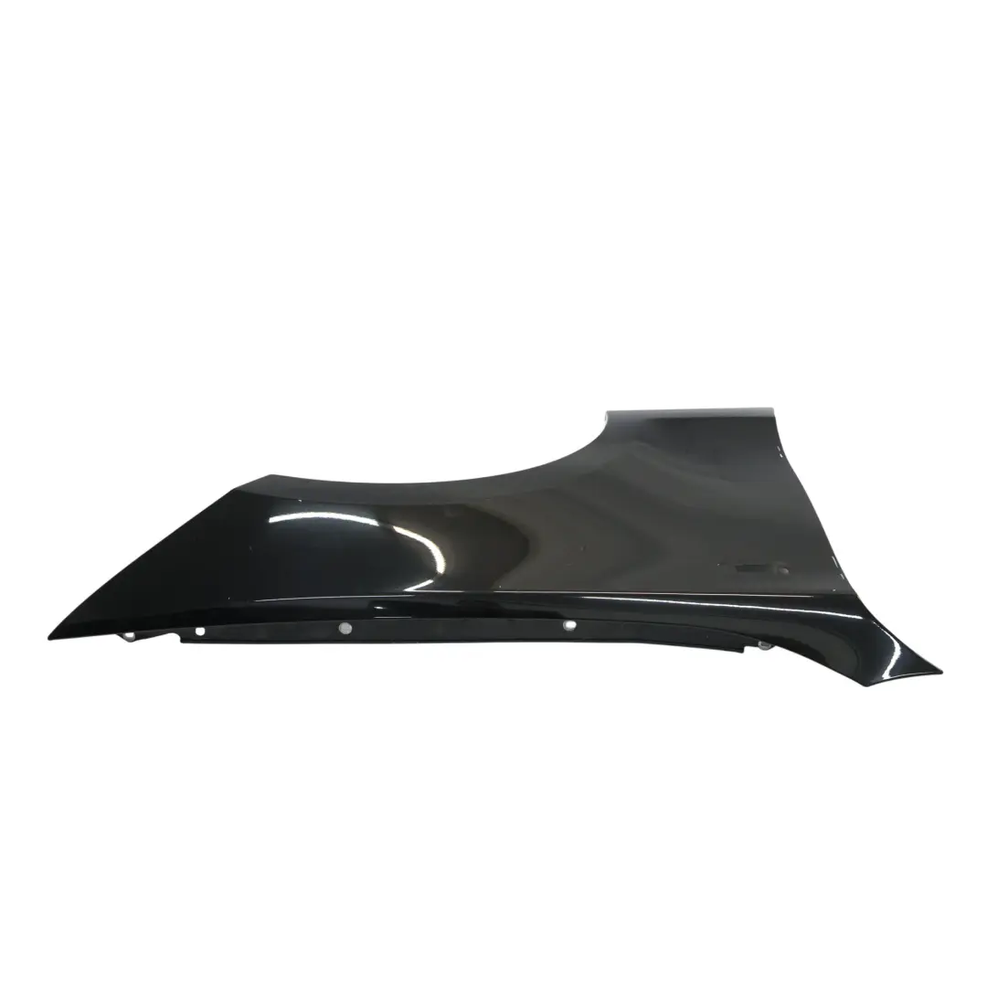 BMW E81 E87 Side Panel Fender Wing Front Right O/S Schwarz 2 Black - 668 - SKU 7133228-SCH - Part number 7133228