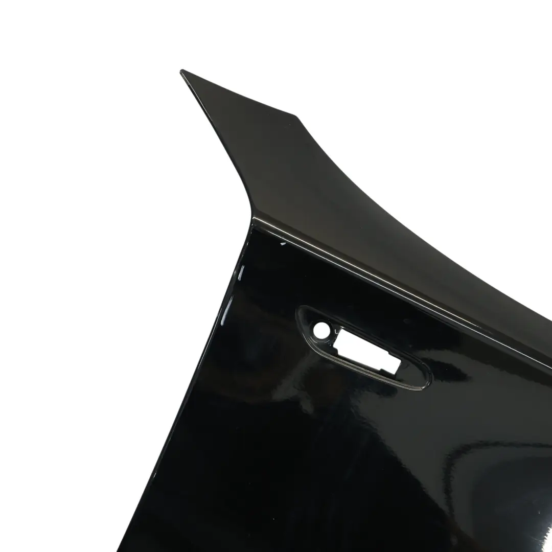 BMW E81 E87 Side Panel Fender Wing Front Right O/S Schwarz 2 Black - 668 - SKU 7133228-SCH - Part number 7133228