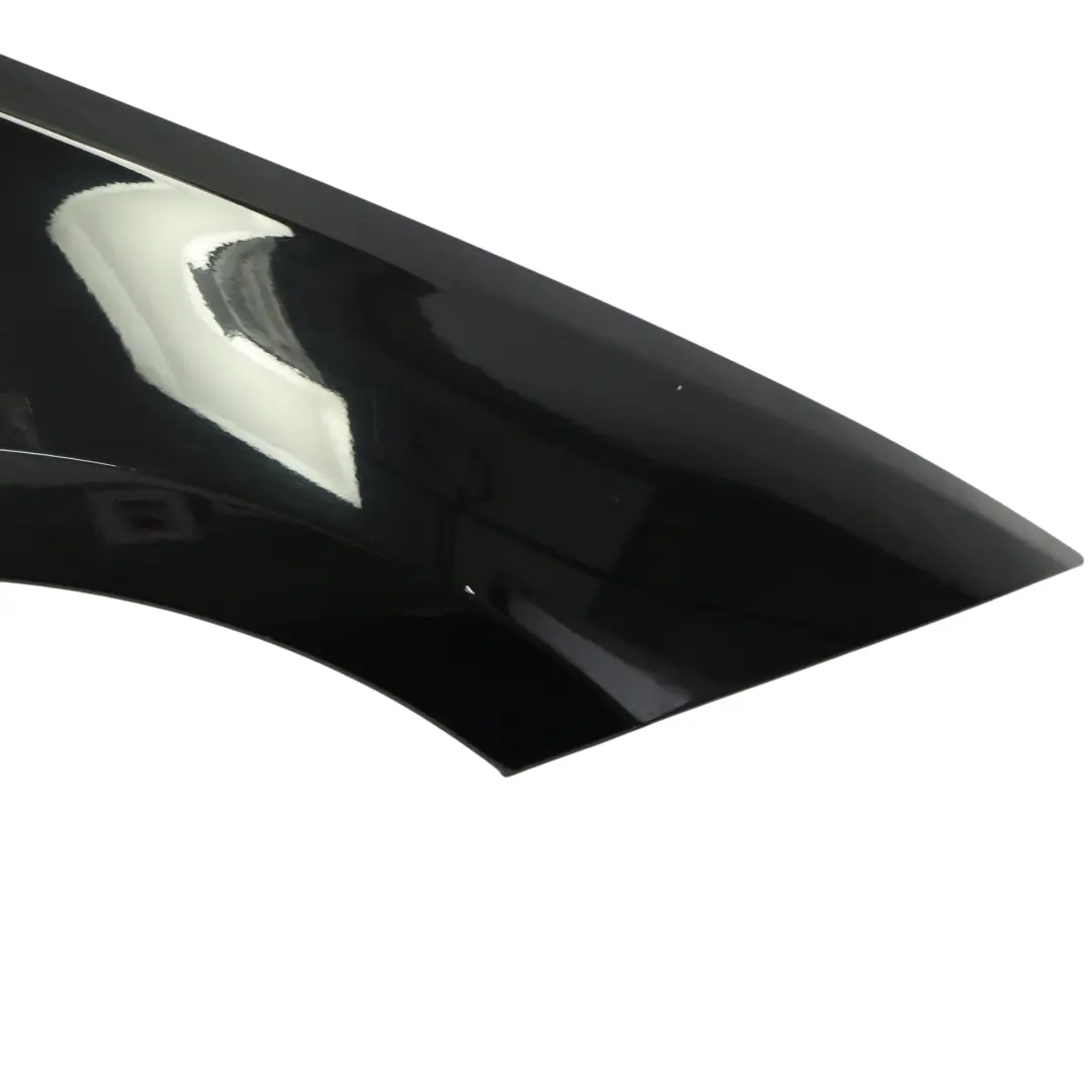 BMW E81 E87 Side Panel Fender Wing Front Right O/S Schwarz 2 Black - 668 - SKU 7133228-SCH - Part number 7133228