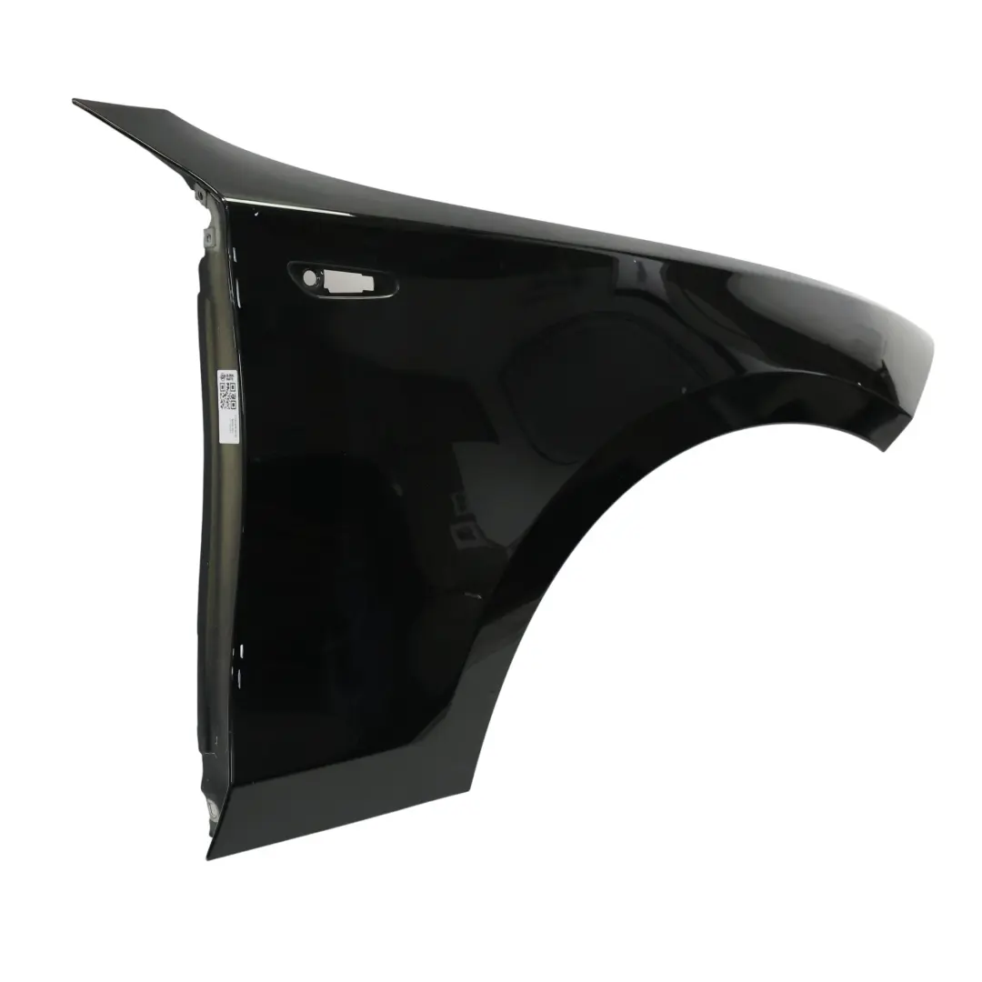 BMW E81 E87 Side Panel Fender Wing Front Right O/S Schwarz 2 Black - 668 - SKU 7133228-SCH - Part number 7133228