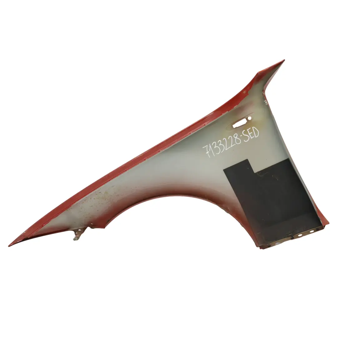Front Right O/S Side Wing Panel Fender Sedonarot Red - A79 to BMW E81 E87 with Part number 7133228 BMW E81 E87 Front Right O/S Side Wing Panel Fender Sedonarot Red - A79 - SKU 7133228-SED - Part number 7133228