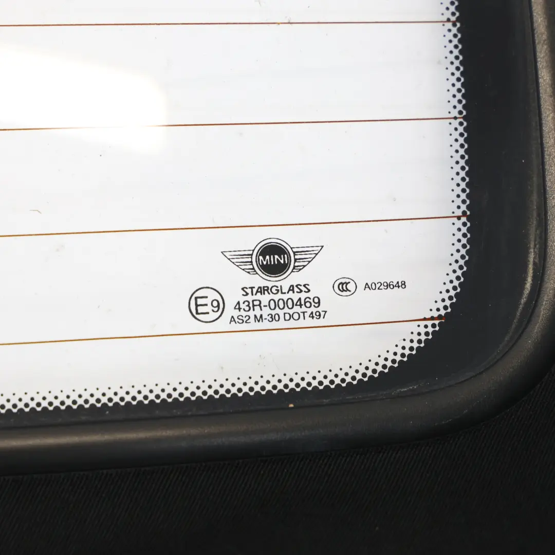 Mini Cooper R52 Cabrio Convertible Roof Folding Soft Top Cloth Cover Black - SKU 7135290-2 - Part number 7135290