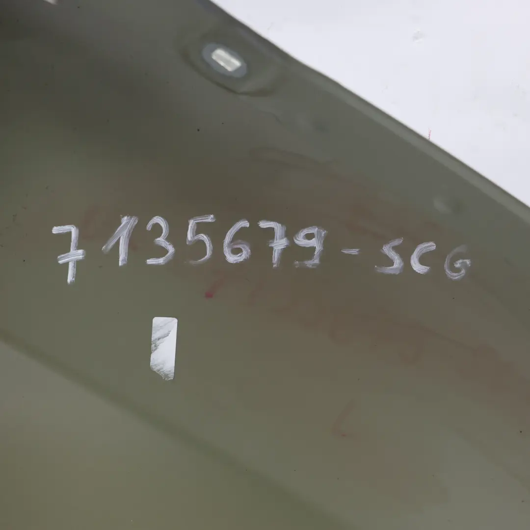 BMW E90 E91 Side Panel Fender Wing Front Left N/S Spacegrau Grey - A52 - SKU 7135679-SCG - Part number 7135679