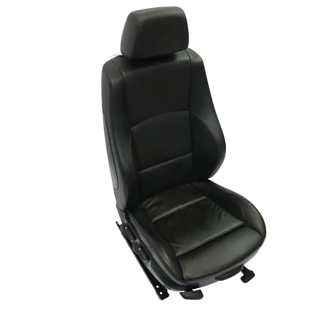 BMW E87 Fotel Prawy Przód Grzany Sport Czarna Skóra - SKU 7140398-1 - Numer Części 7140398