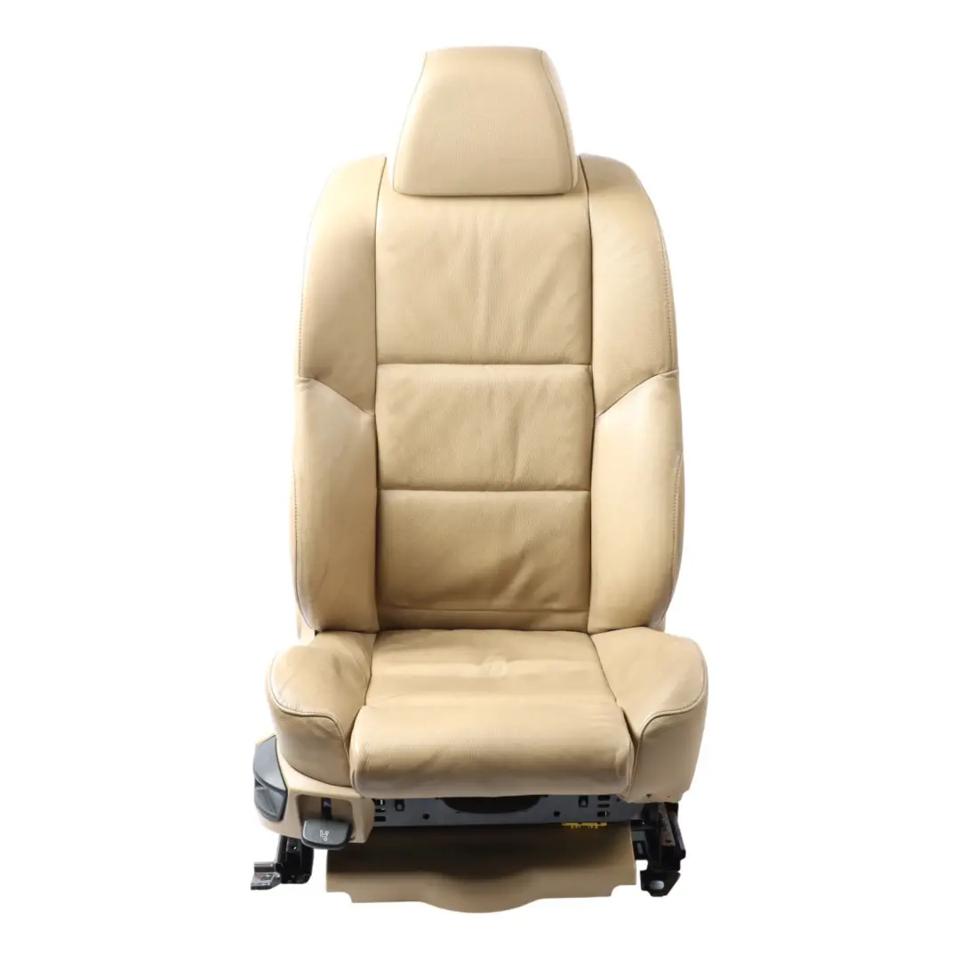 Front Seat BMW E60 E61 Heated M Sport Right O/S Interior Leather Dakota Beige to with Part number 7152076 Front Seat BMW E60 E61 Heated M Sport Right O/S Interior Leather Dakota Beige - SKU 7152076-1 - Part number 7152076