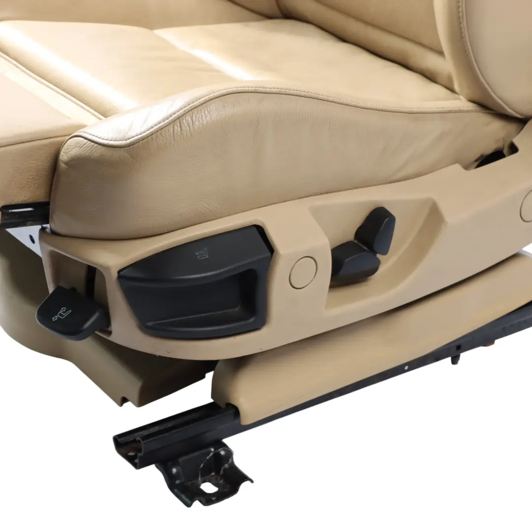 Heated M Sport Beige Leather Dakota Front Left N/S Seat to BMW E60 E61 with Part number 7152076 BMW E60 E61 Heated M Sport Beige Leather Dakota Front Left N/S Seat - SKU 7152076 - Part number 7152076