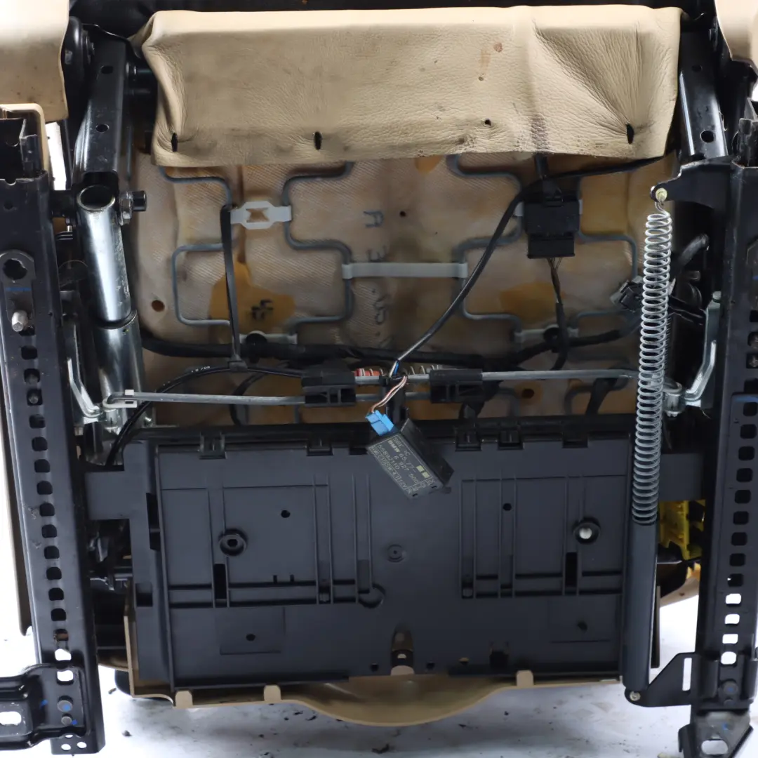 BMW E60 E61 Heated M Sport Beige Leather Dakota Front Left N/S Seat - SKU 7152076 - Part number 7152076
