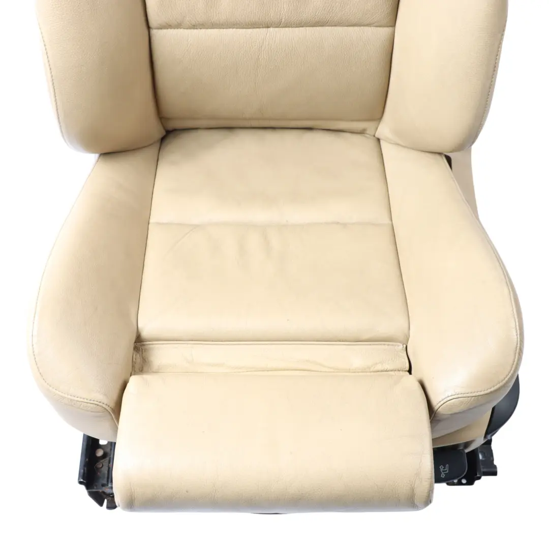 Heated M Sport Beige Leather Dakota Front Left N/S Seat to BMW E60 E61 with Part number 7152076 BMW E60 E61 Heated M Sport Beige Leather Dakota Front Left N/S Seat - SKU 7152076 - Part number 7152076