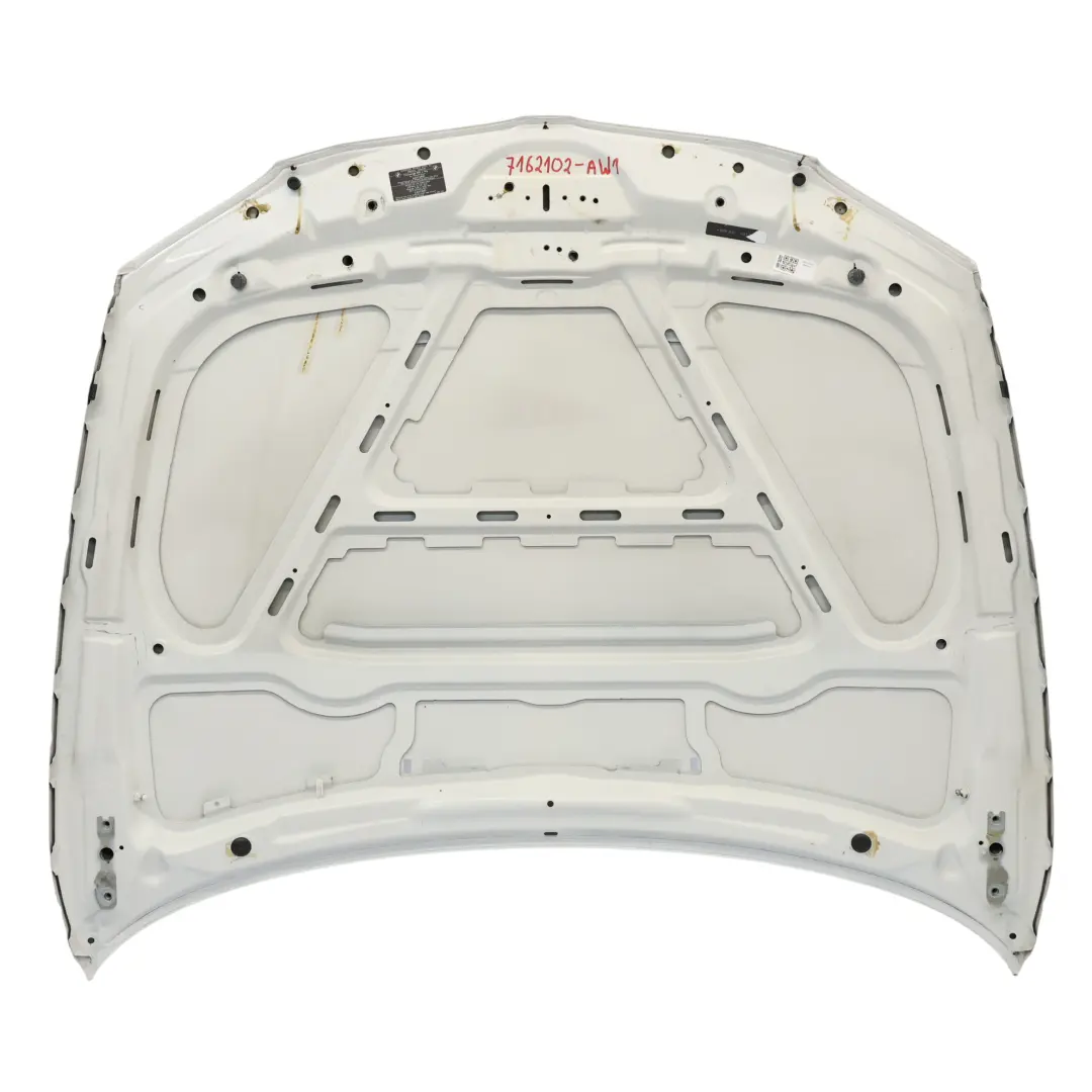 Hood Bonnet BMW E81 E87 Cover Panel Alpinweiss 3 Alpine White - 300 to with Part number 7162102 Hood Bonnet BMW E81 E87 Cover Panel Alpinweiss 3 Alpine White - 300 - SKU 7162102-AW1 - Part number 7162102