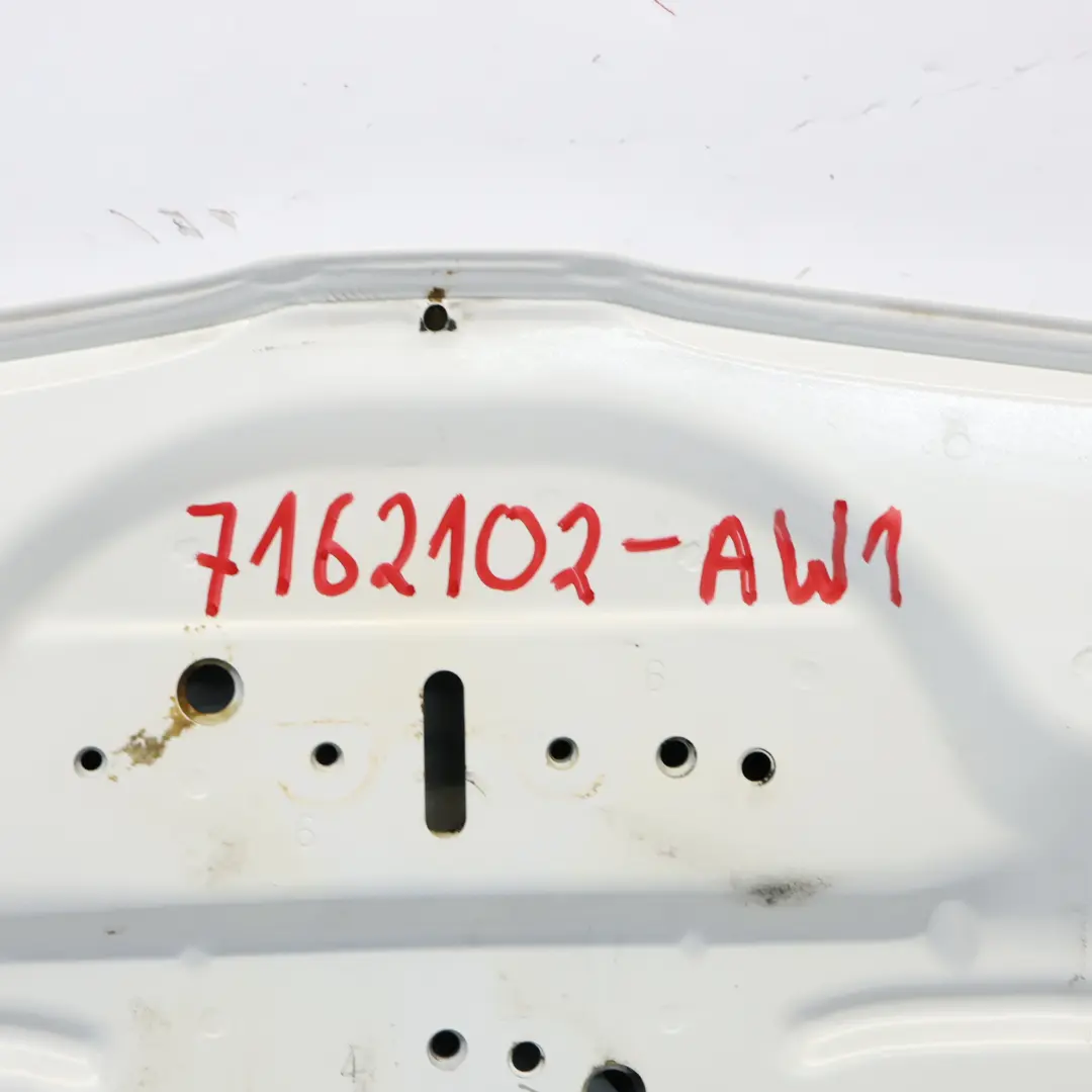 Hood Bonnet BMW E81 E87 Cover Panel Alpinweiss 3 Alpine White - 300 to with Part number 7162102 Hood Bonnet BMW E81 E87 Cover Panel Alpinweiss 3 Alpine White - 300 - SKU 7162102-AW1 - Part number 7162102