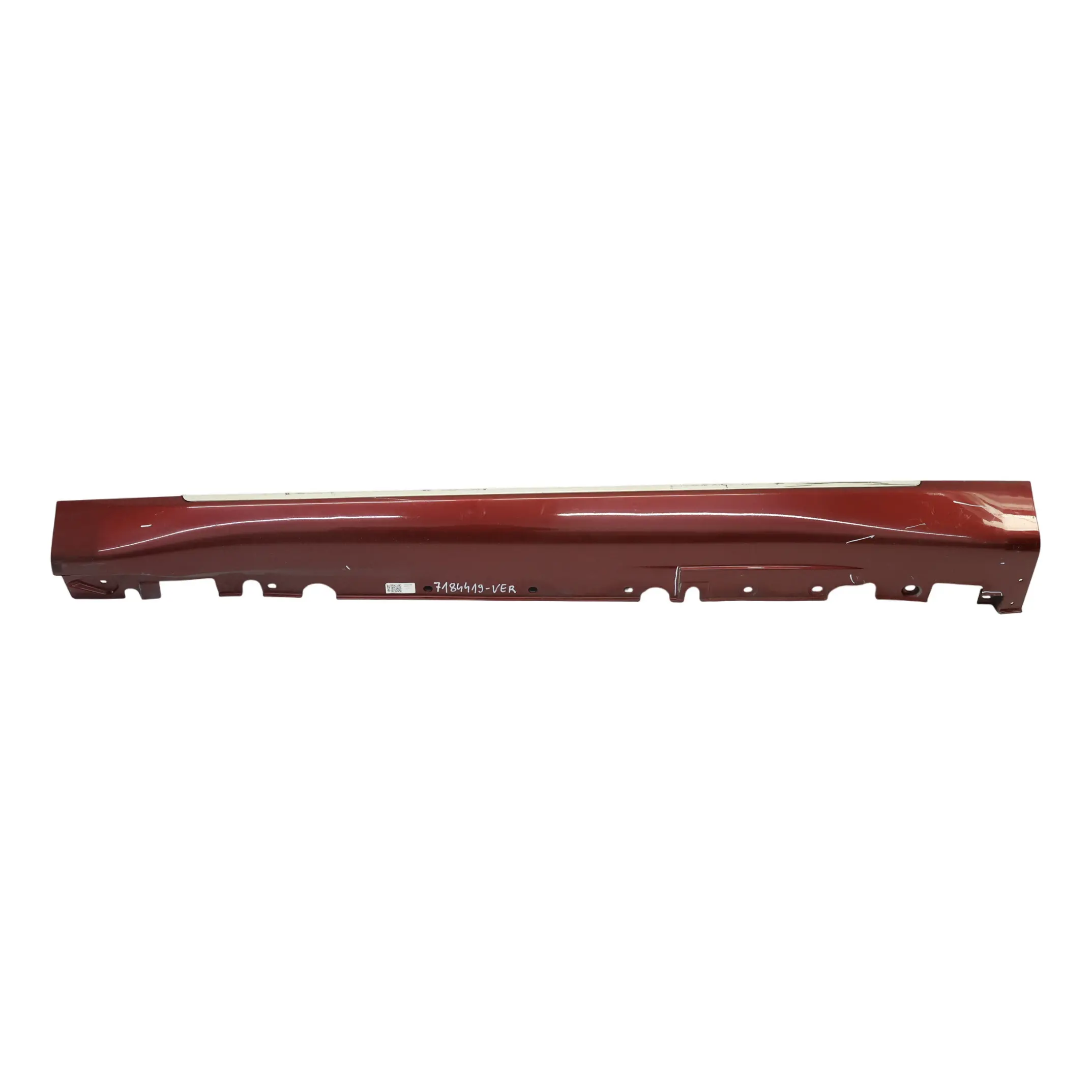 BMW X6 E71 Side Skirt Left N/S Sill Strip Cover Vermilion Red Metallic - A82