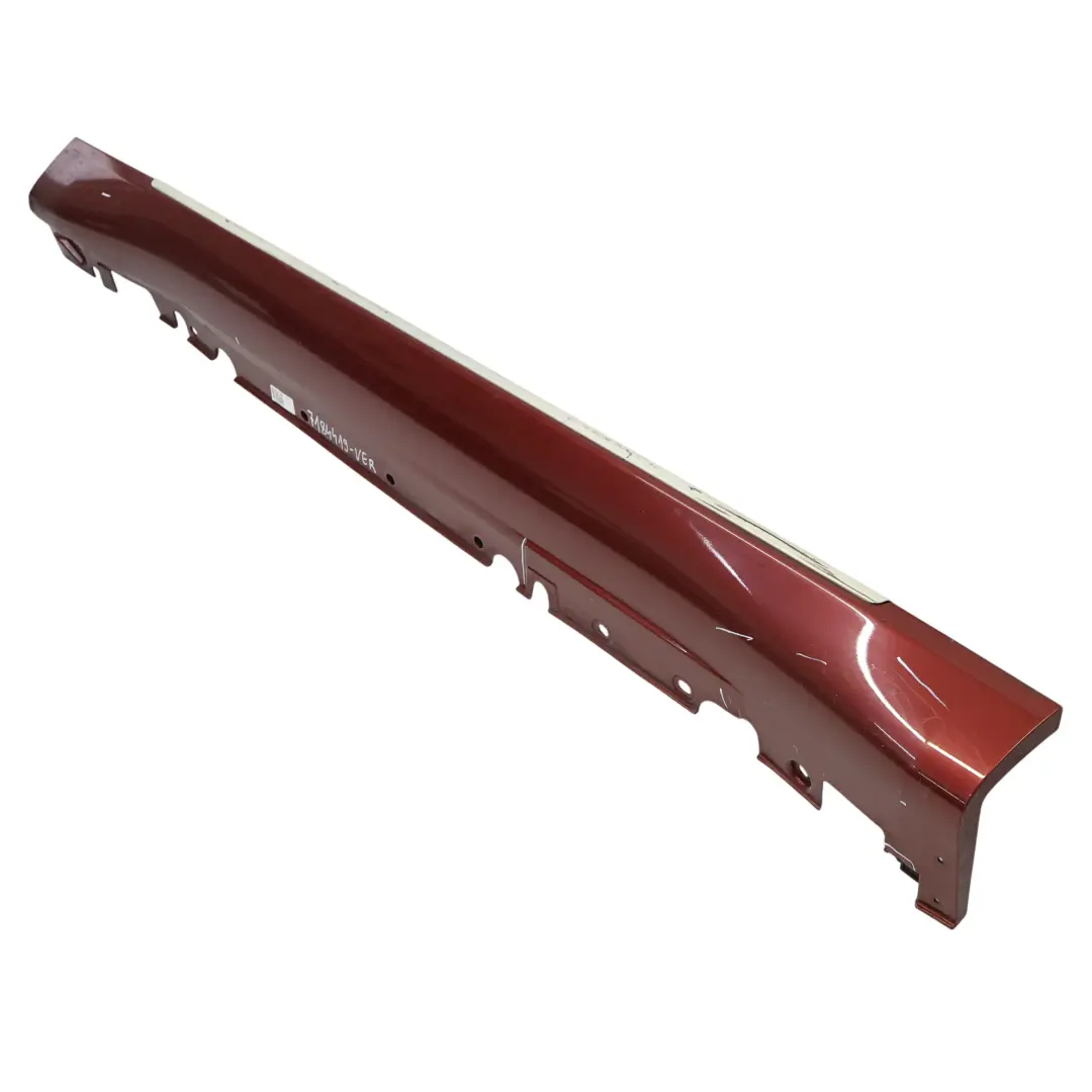 BMW X6 E71 Minigonna Laterale Sinistra Striscia Davanzale Vermilionrot - A82 - SKU 7184419-VER - Numero di parte 7184419