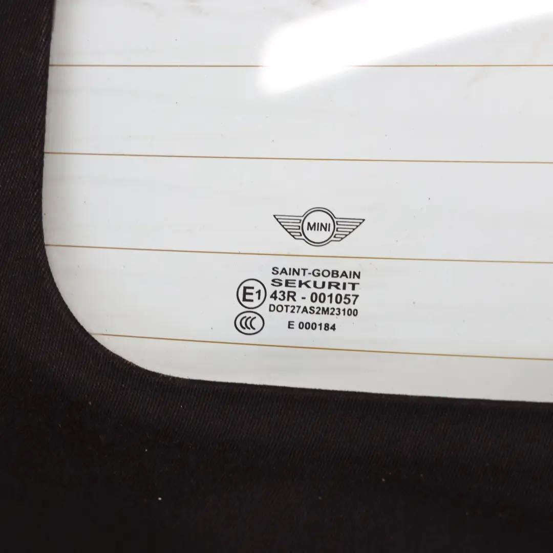 Verdeck Verdeckbezug Verkleidung Stoff Schwarz für Mini Cooper R57 Cabrio mit Teilenummer 7191145 Mini Cooper R57 Cabrio Verdeck Verdeckbezug Verkleidung Stoff Schwarz - SKU 7191145-2 - Teilenummer 7191145