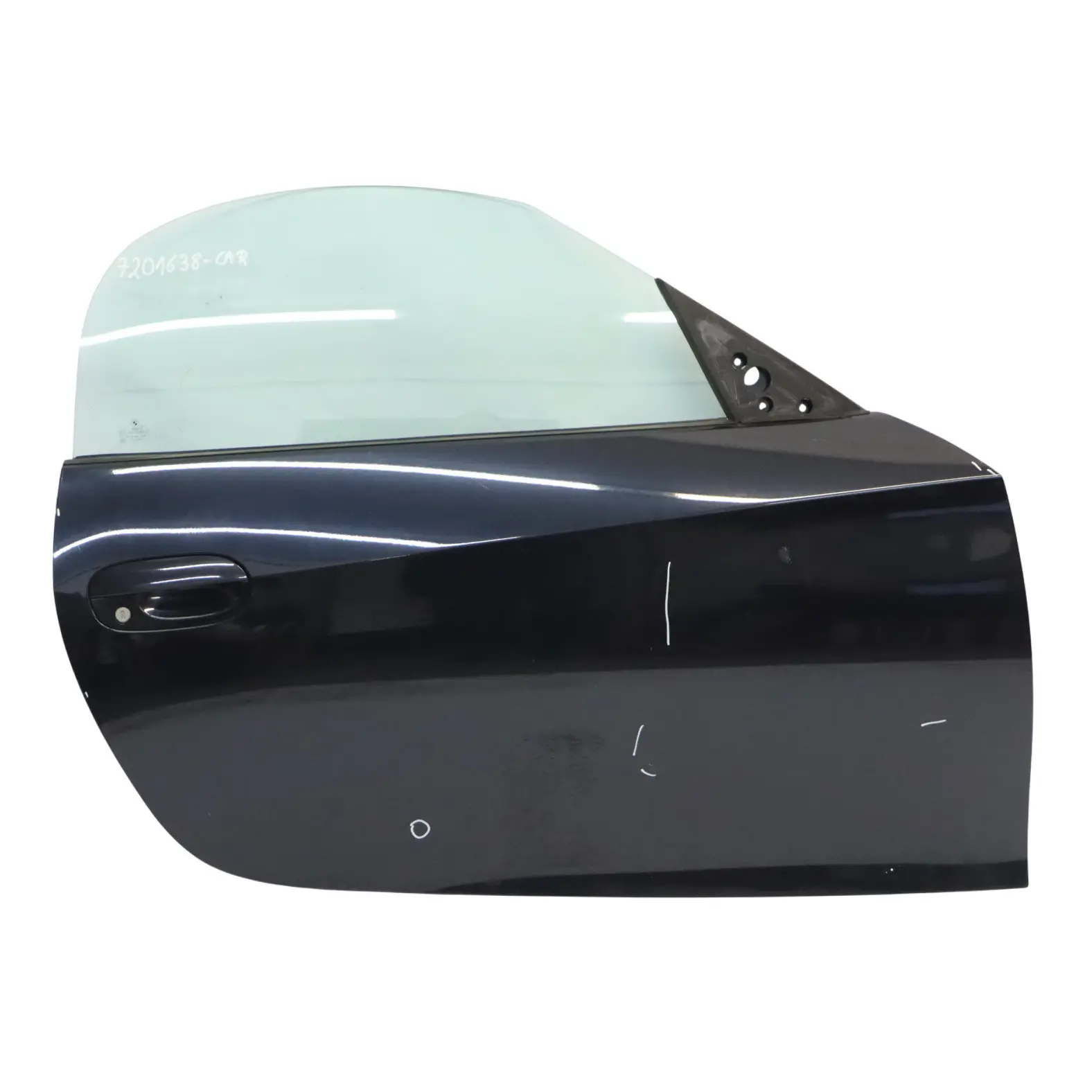 BMW Z4 E85 Front Right Door O/S Carbonschwarz Carbon Black Metallic - 416