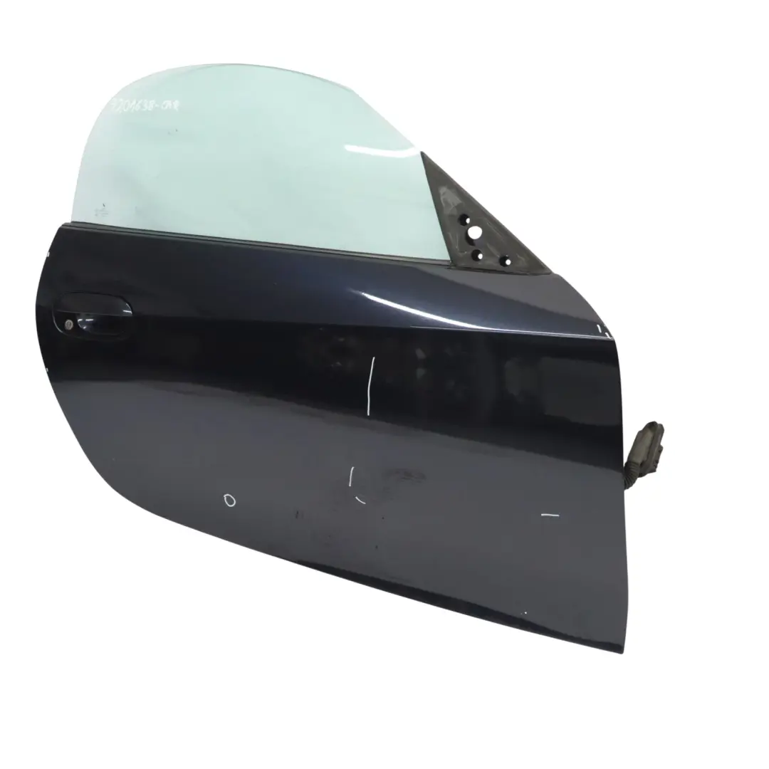 BMW Z4 E85 Front Right Door O/S Carbonschwarz Carbon Black Metallic - 416 - SKU 7201638-CAR - Part number 7201638