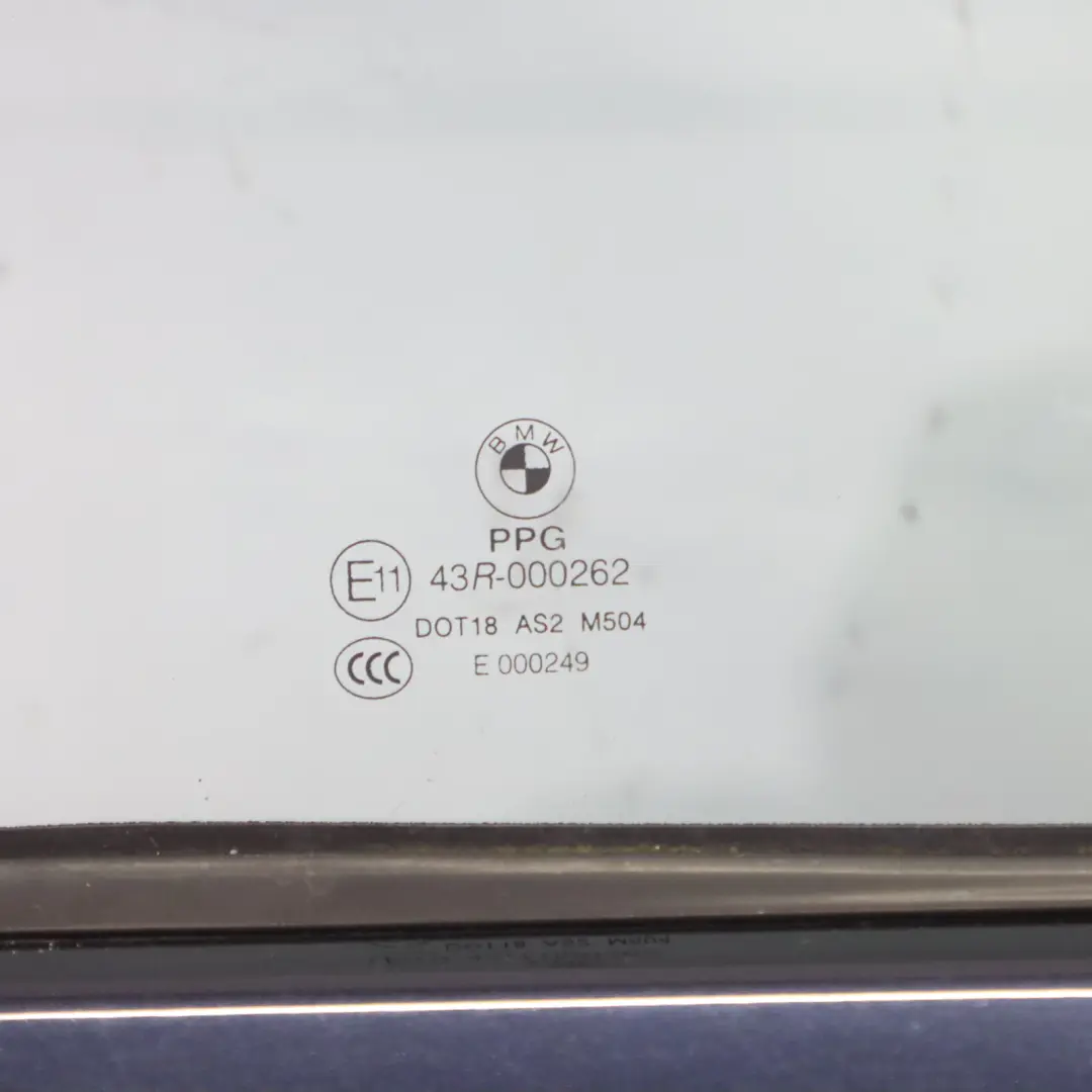 BMW Z4 E85 Przednie Prawe Drzwi Carbonschwarz Carbon Black Metallic - 416 - SKU 7201638-CAR - Numer Części 7201638