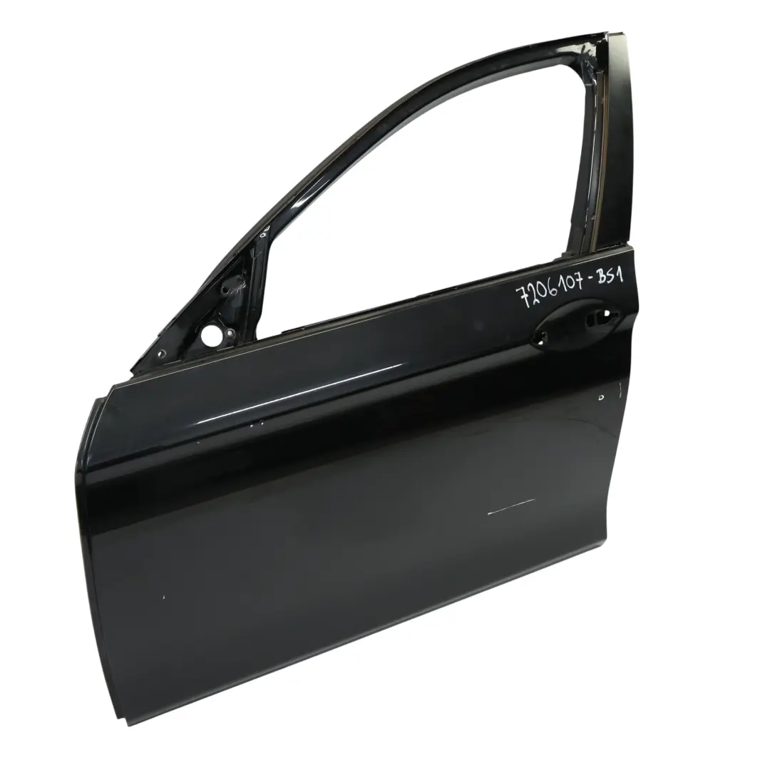 Door Front Left Panel N/S F11 Black Sapphire Metallic - 475 to BMW F10 with Part number 7206107 BMW F10 Door Front Left Panel N/S F11 Black Sapphire Metallic - 475 - SKU 7206107-BS1 - Part number 7206107