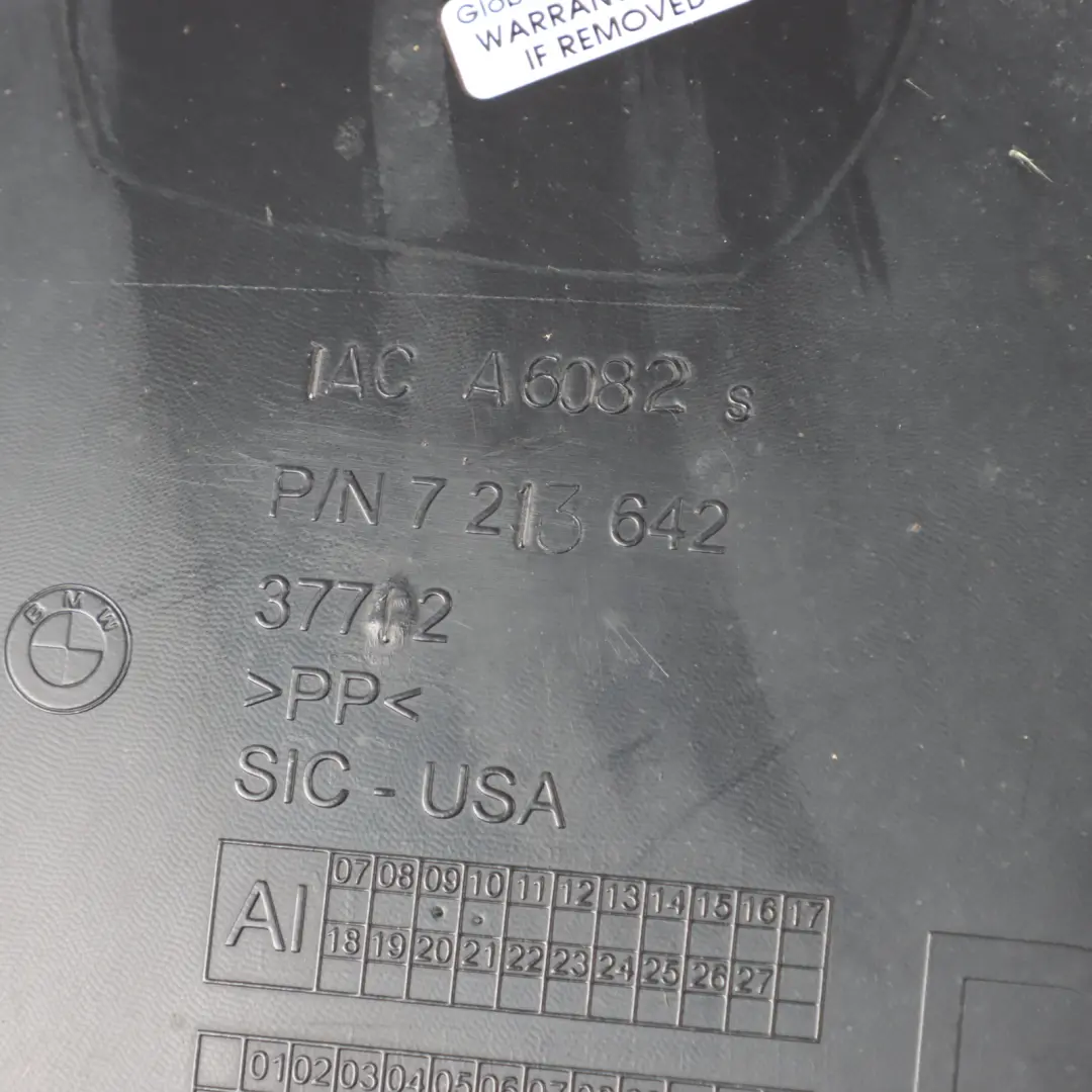 Copricerchio Anteriore Destro Alloggiamento Sezione Anteriore per BMW F25 con numero di parte 7213642 BMW F25 Copricerchio Anteriore Destro Alloggiamento Sezione Anteriore - SKU 7213642 - Numero di parte 7213642