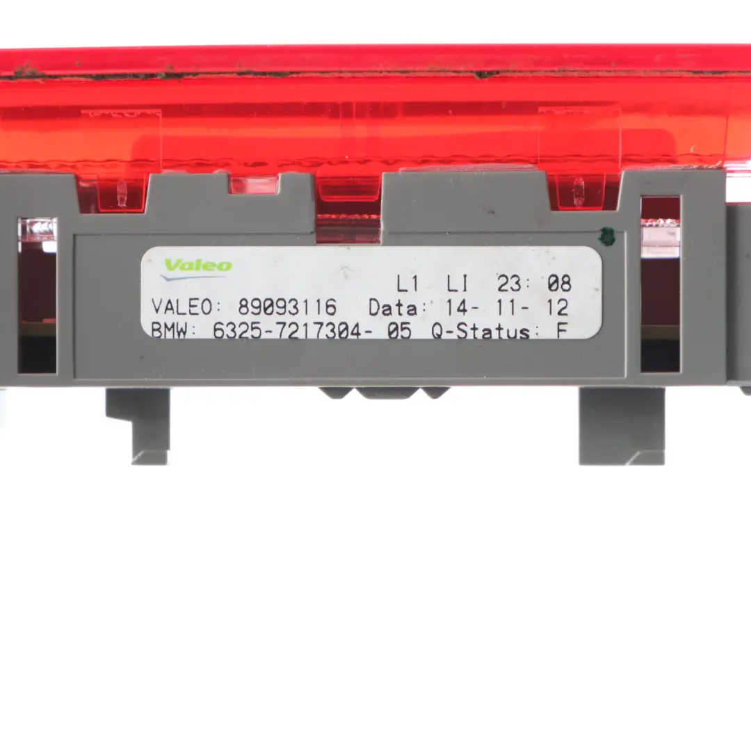 Terza Lampada Stop Posteriore Luce Freno Rosso per BMW X3 F25 con numero di parte 7217304 BMW X3 F25 Terza Lampada Stop Posteriore Luce Freno Rosso - SKU 7217304-1 - Numero di parte 7217304