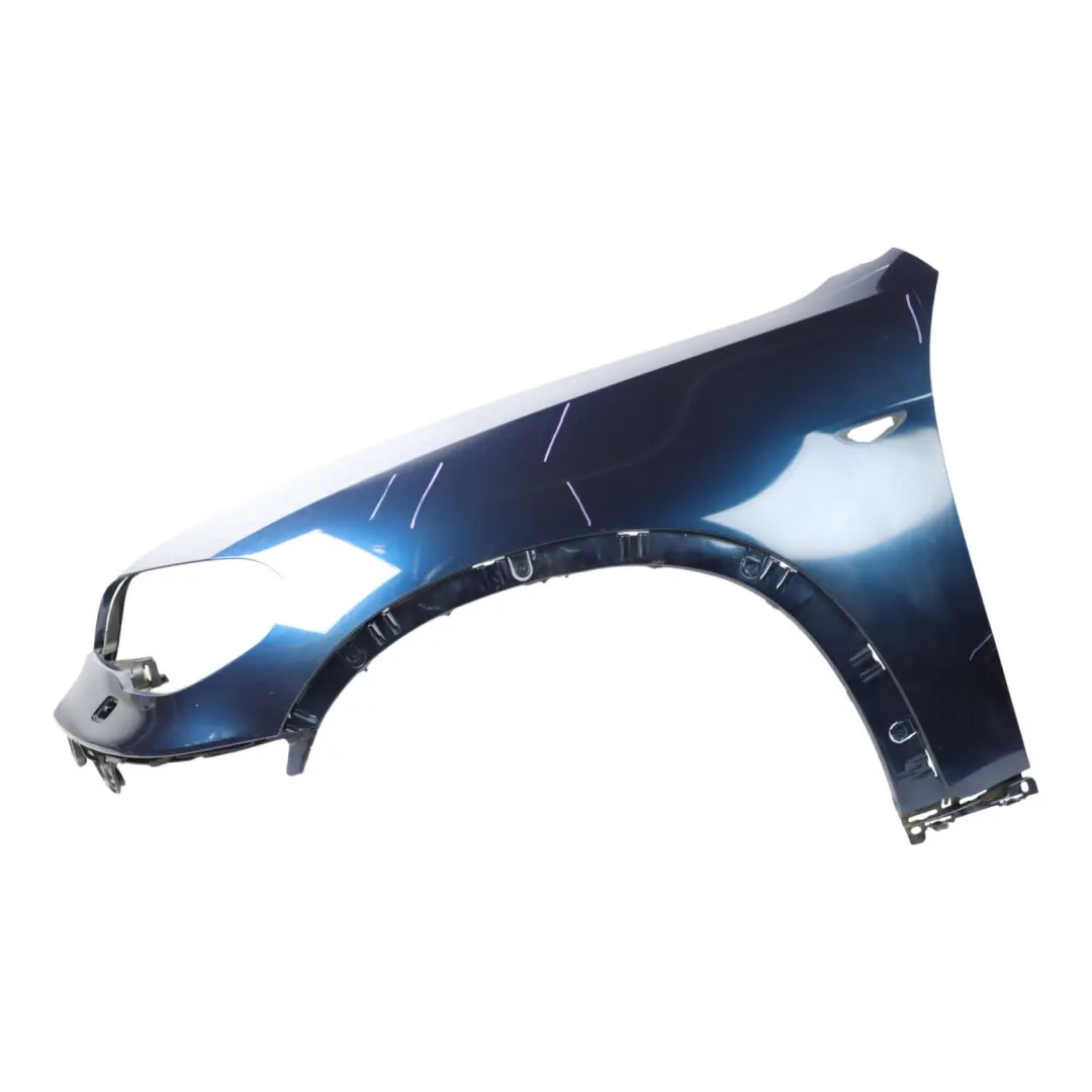 BMW X5 E70 LCI Side Wing Panel Front Left N/S Fender Tiefseeblau Blue - A76 - SKU 7222995-DSB - Part number 7222995