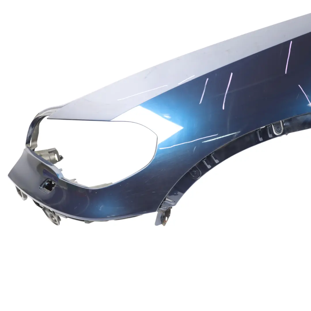 BMW X5 E70 LCI Side Wing Panel Front Left N/S Fender Tiefseeblau Blue - A76 - SKU 7222995-DSB - Part number 7222995