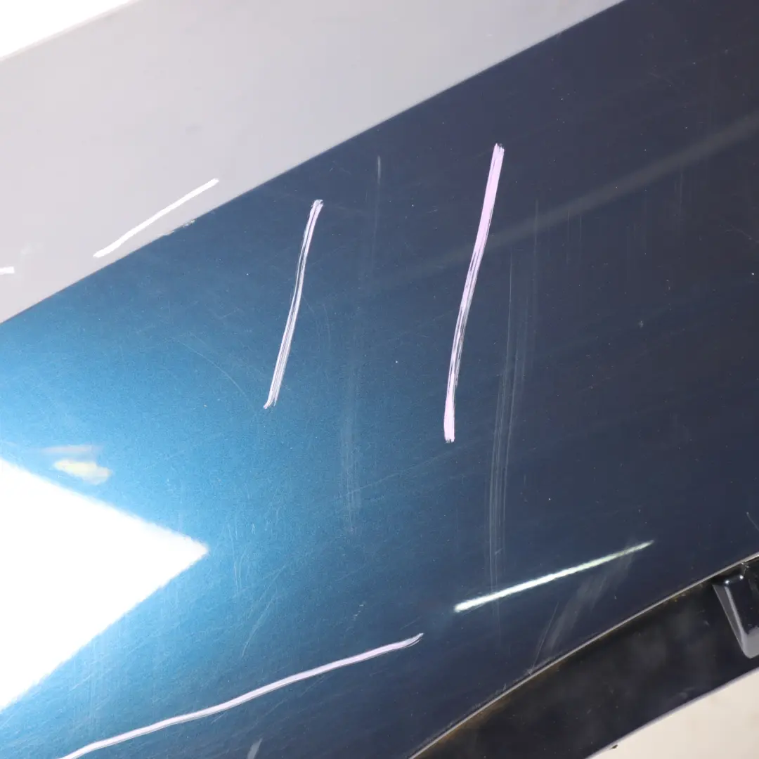 BMW X5 E70 LCI Side Wing Panel Front Left N/S Fender Tiefseeblau Blue - A76 - SKU 7222995-DSB - Part number 7222995