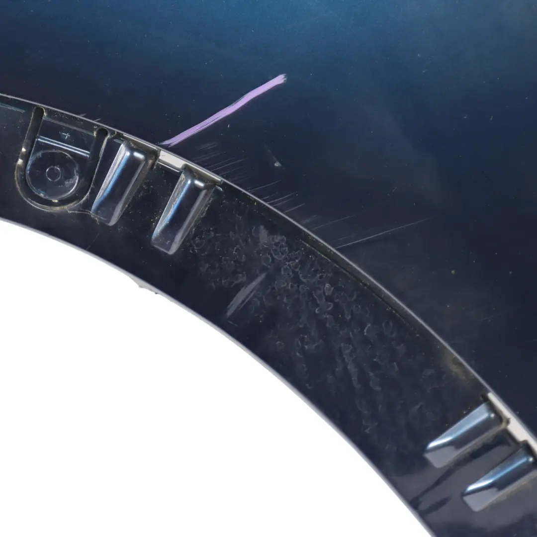 BMW X5 E70 LCI Side Wing Panel Front Left N/S Fender Tiefseeblau Blue - A76 - SKU 7222995-DSB - Part number 7222995