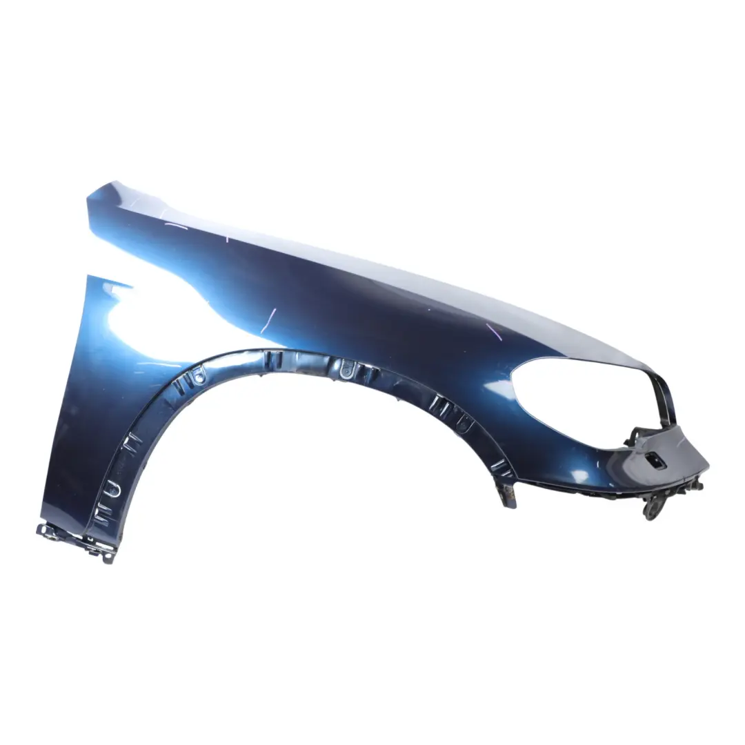 Side Wing Panel Front Right O/S Fender Tiefseeblau Metallic - A76 to BMW X5 E70 LCI with Part number 7222996 BMW X5 E70 LCI Side Wing Panel Front Right O/S Fender Tiefseeblau Metallic - A76 - SKU 7222996-DSB1 - Part number 7222996