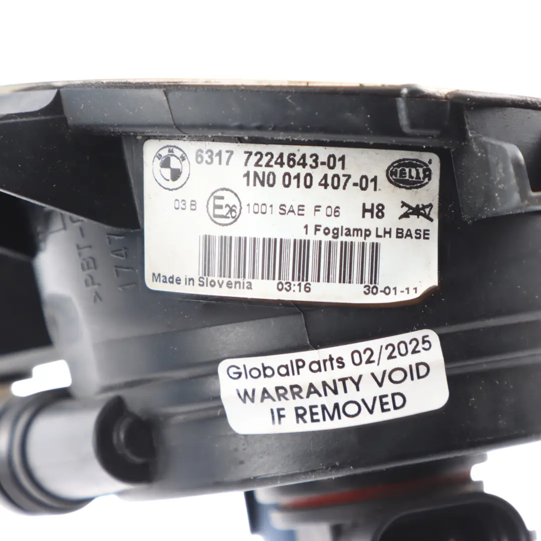 Fog Lamp Front Bumper Light Left N/S Driver Side LED to BMW X5 E70 LCI with Part number 7224643 BMW X5 E70 LCI Fog Lamp Front Bumper Light Left N/S Driver Side LED - SKU 7224643 - Part number 7224643