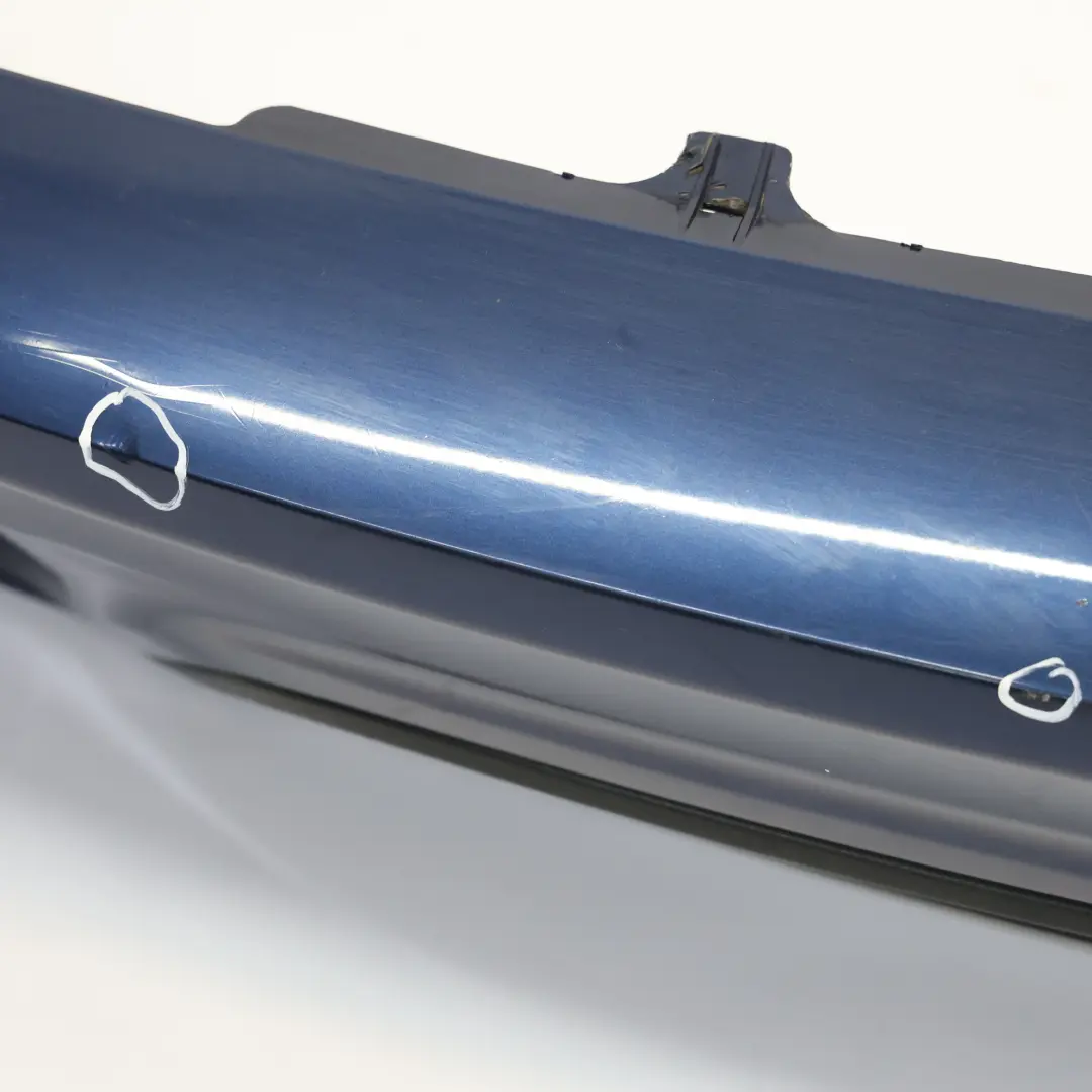 BMW X5 E70 LCI Bumper Rear Trim Panel Tiefseeblau Deep Sea Blue Metallic - A76 - SKU 7227787-DSB1 - Part number 7227787