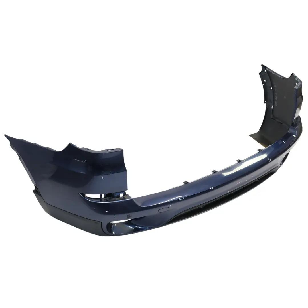 BMW X5 E70 LCI Bumper Rear Trim Panel Tiefseeblau Deep Sea Blue Metallic - A76 - SKU 7227787-DSB1 - Part number 7227787