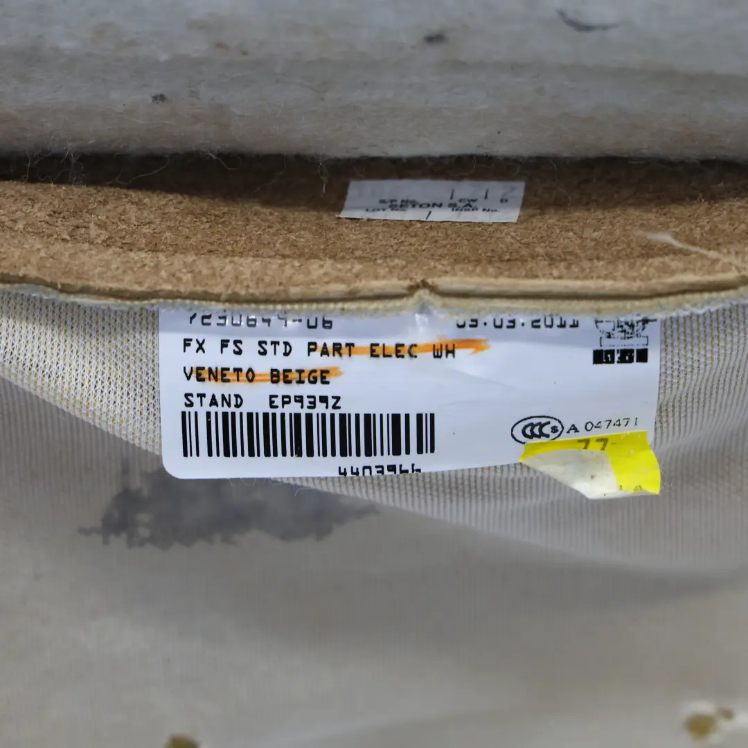 Housse De Siège Avant Chauffante En Tissu Gauche Droite pour BMW F10 à propos du numéro de pièce 7230649 BMW F10 Housse De Siège Avant Chauffante En Tissu Gauche Droite - SKU 7230649 - Numéro de pièce 7230649