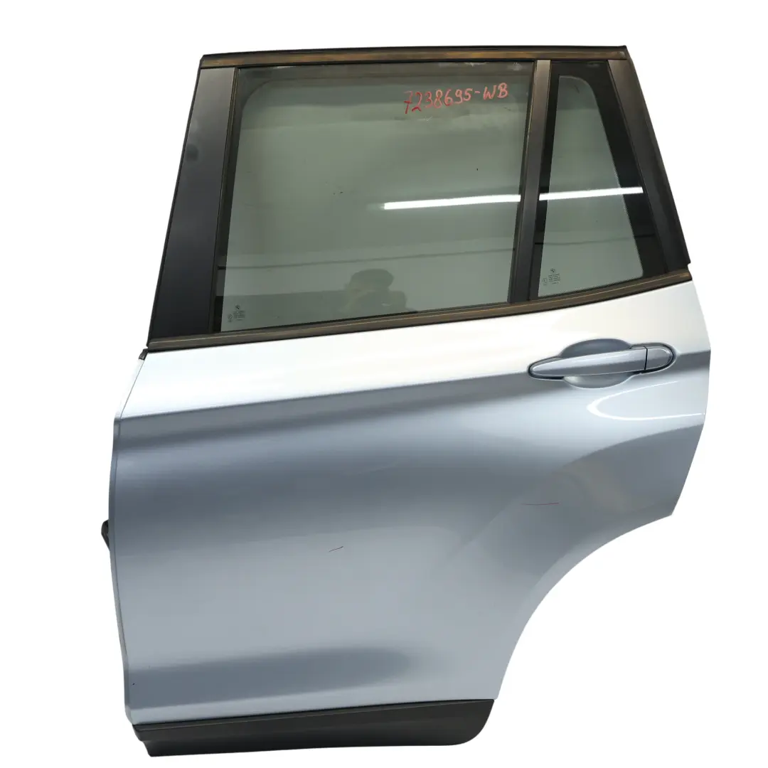 BMW X3 F25 Tür Hinten Links Bluewater Blau Metallic - 896 - SKU 7238695-WB - Teilenummer 7238695