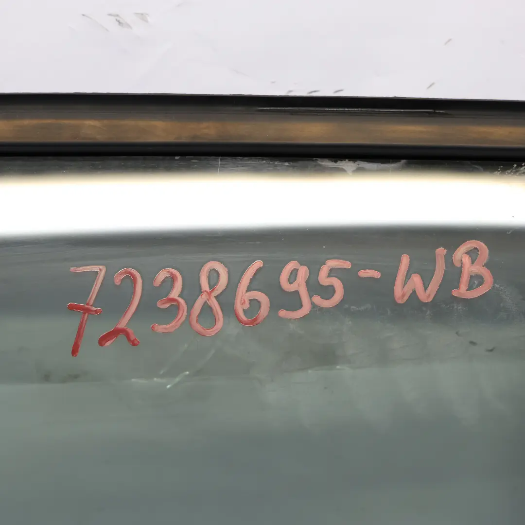 Door Rear Left N/S Bluewater Blue Metallic - 896 to BMW X3 F25 with Part number 7238695 BMW X3 F25 Door Rear Left N/S Bluewater Blue Metallic - 896 - SKU 7238695-WB - Part number 7238695