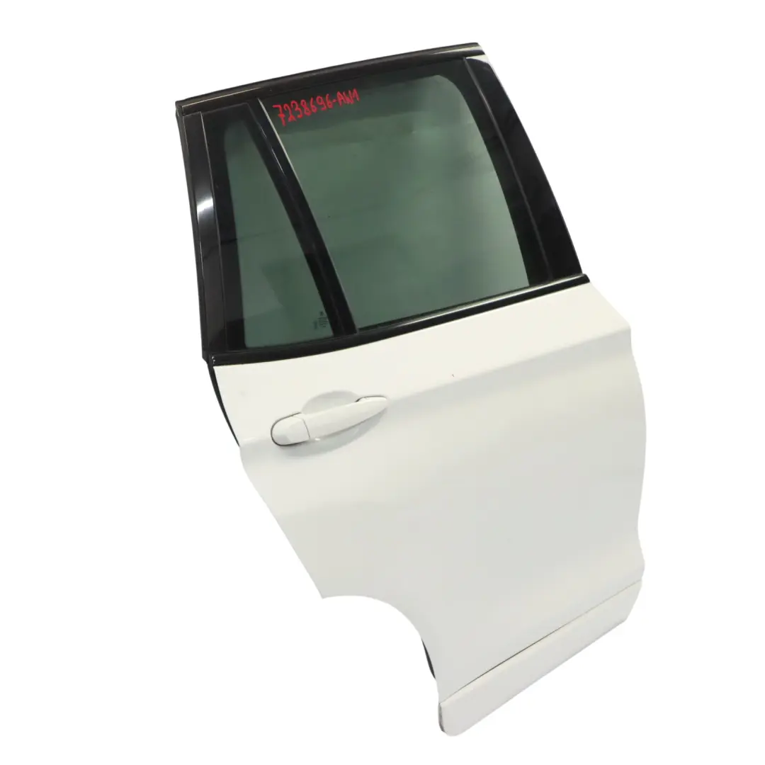 Door Rear Right O/S Alpinweiss Alpine White 3 - 300 to BMW X3 F25 with Part number 7238696 BMW X3 F25 Door Rear Right O/S Alpinweiss Alpine White 3 - 300 - SKU 7238696-AW1 - Part number 7238696