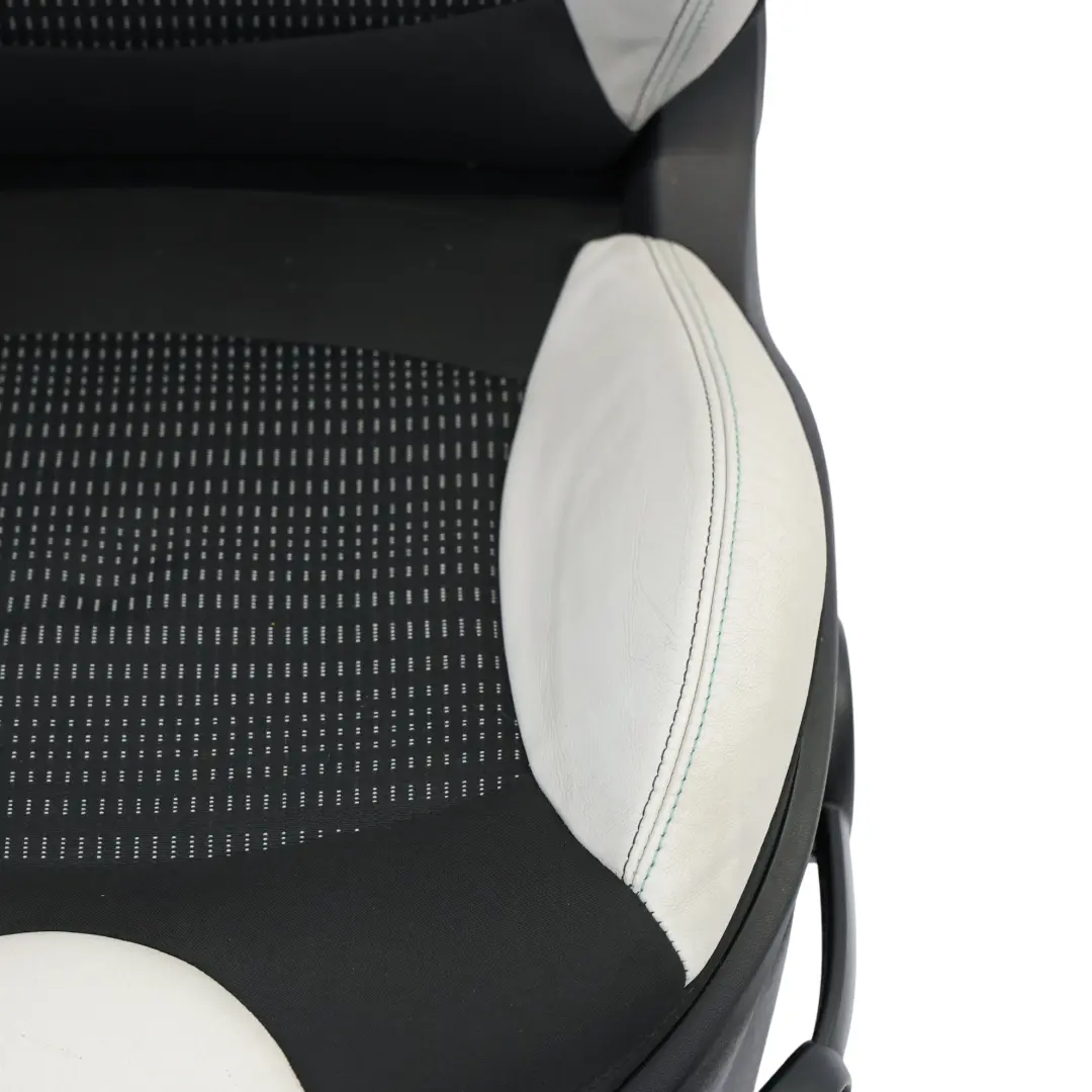 Mini R56 Vorder Sitz Sport Stoff Leder Tech Weiß Innen Ausstattung Links - SKU 7240983-1 - Teilenummer 7240984